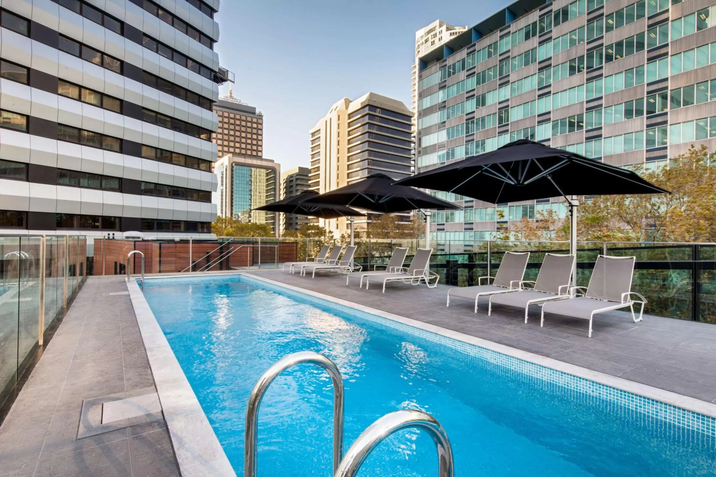 Pool view in Vibe Hotel North Sydney