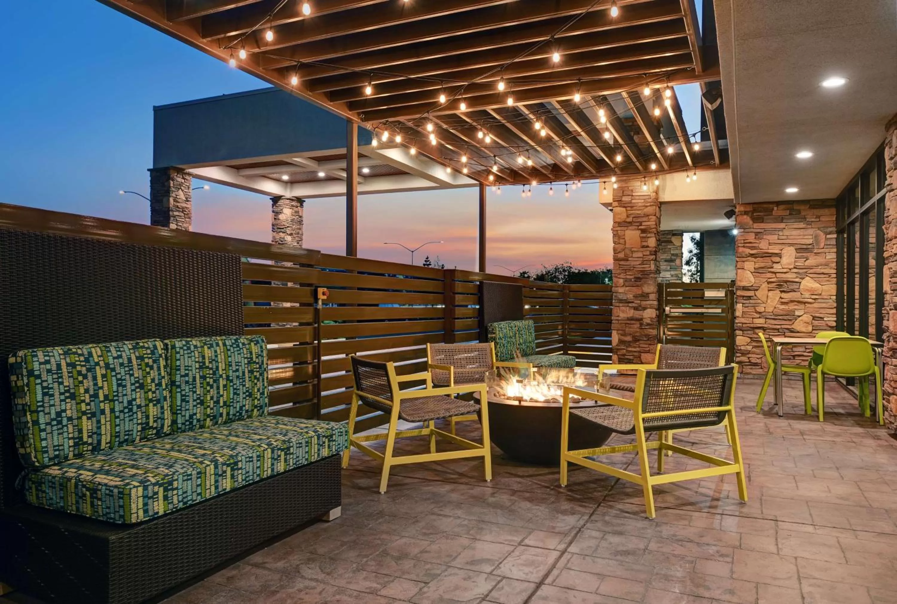 Patio in Home2 Suites By Hilton Tracy, Ca