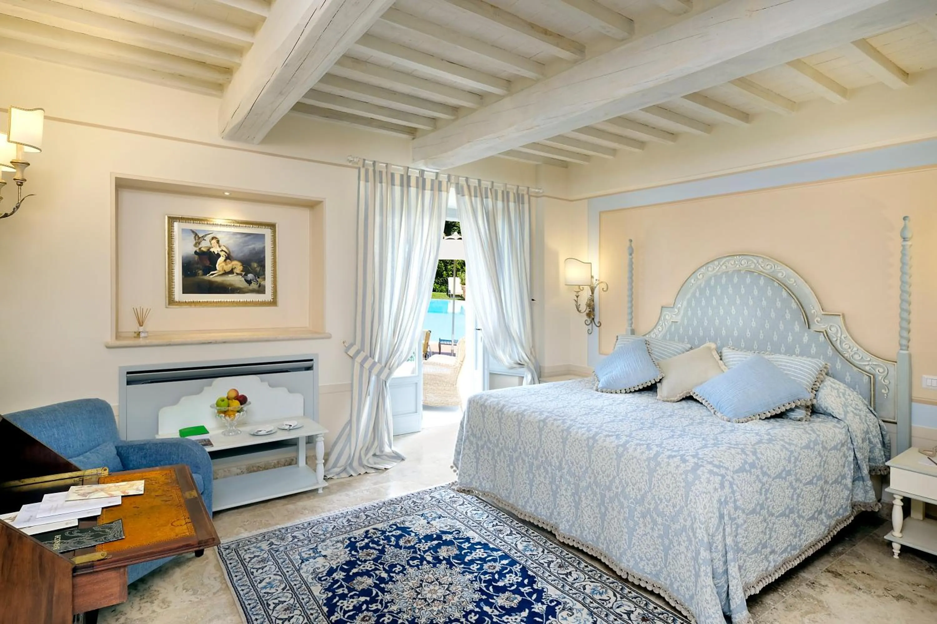 Bed in Il Falconiere Relais & Spa