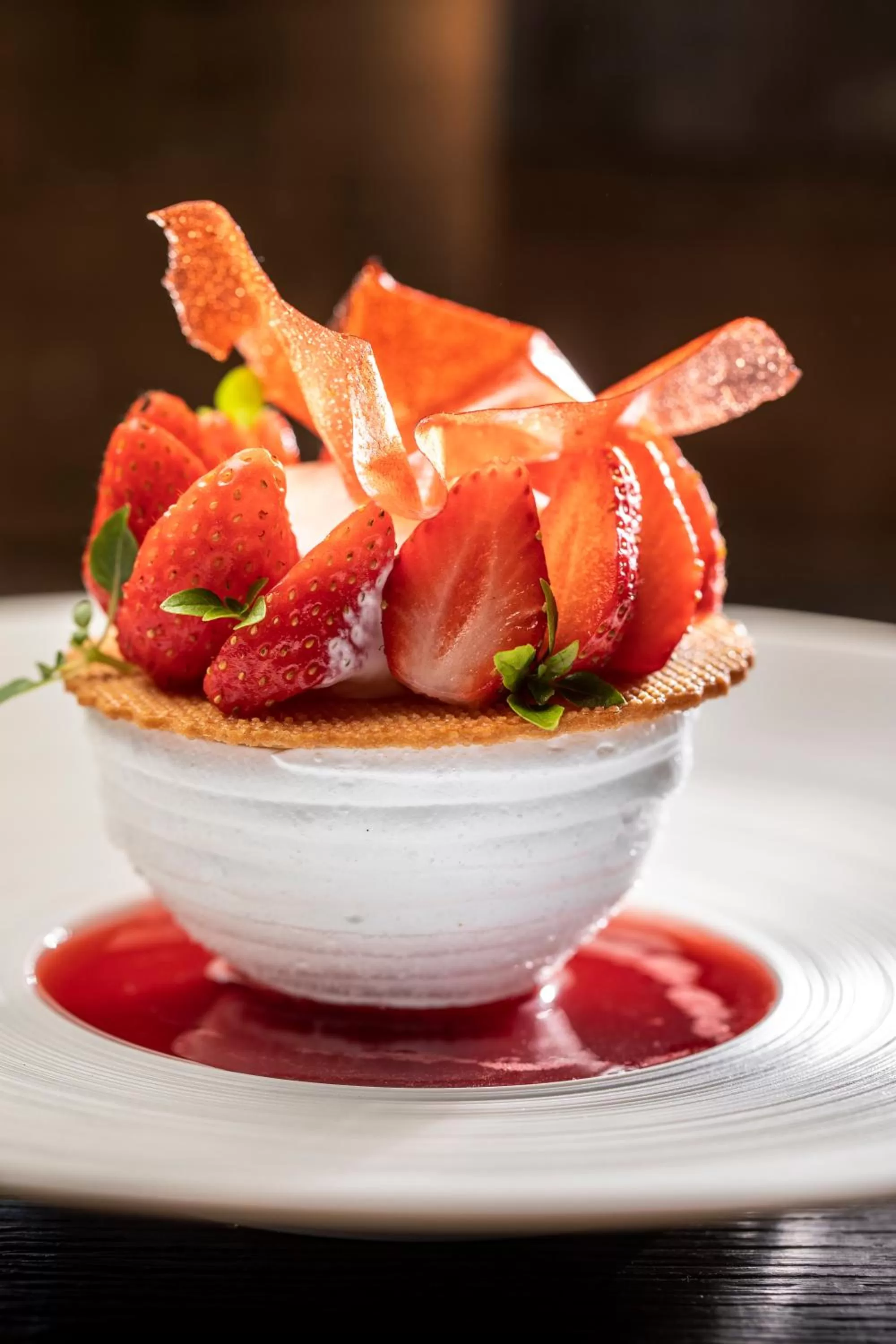 Food close-up in La Ferme Saint Simeon Hotel & Spa - Relais & Chateaux