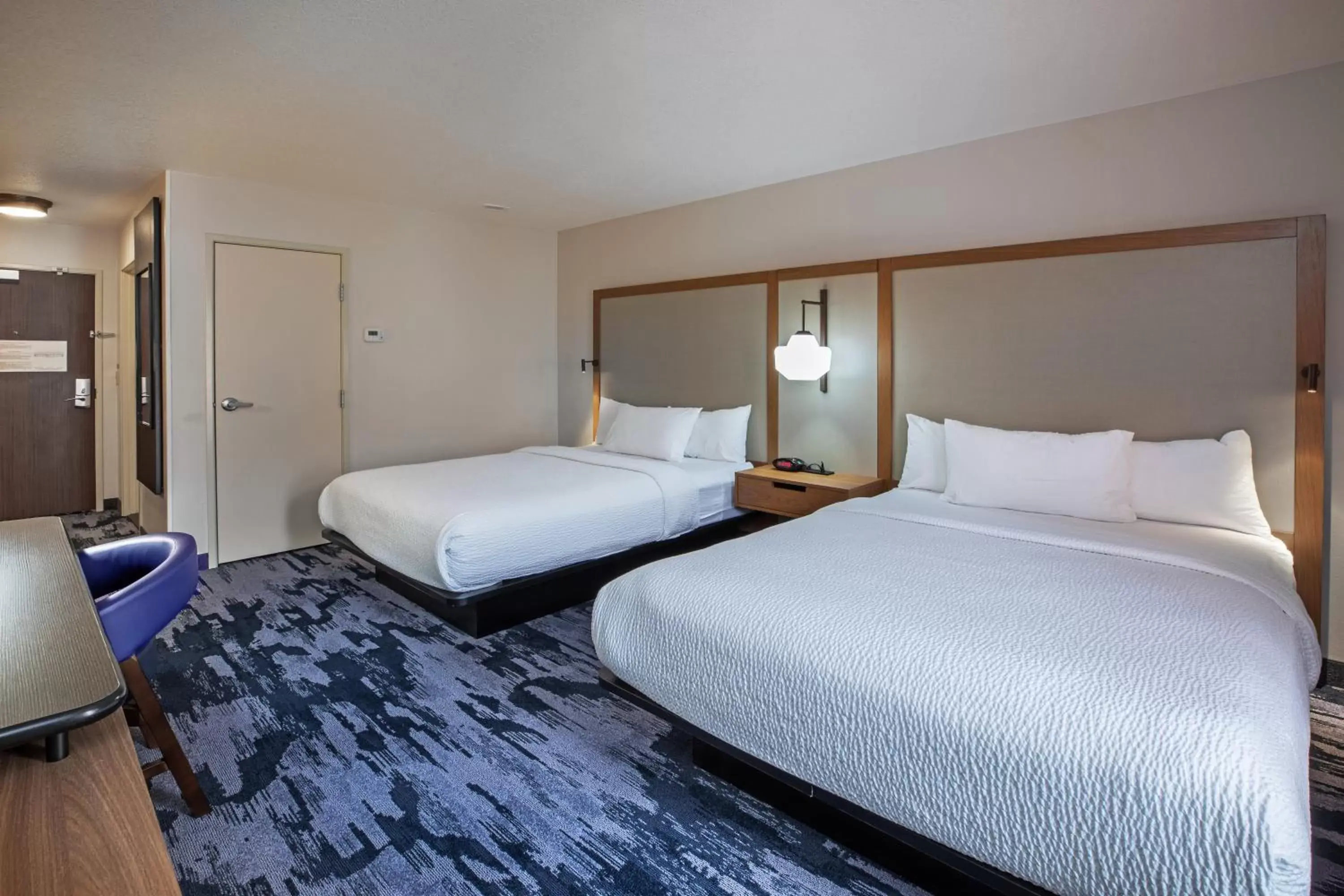 Queen Room with Two Queen Beds in Fairfield Inn & Suites Tulsa Downtown Arts District Queen Room with Two Queen Beds in Fairfield Inn & Suites Tulsa Downtown Arts District