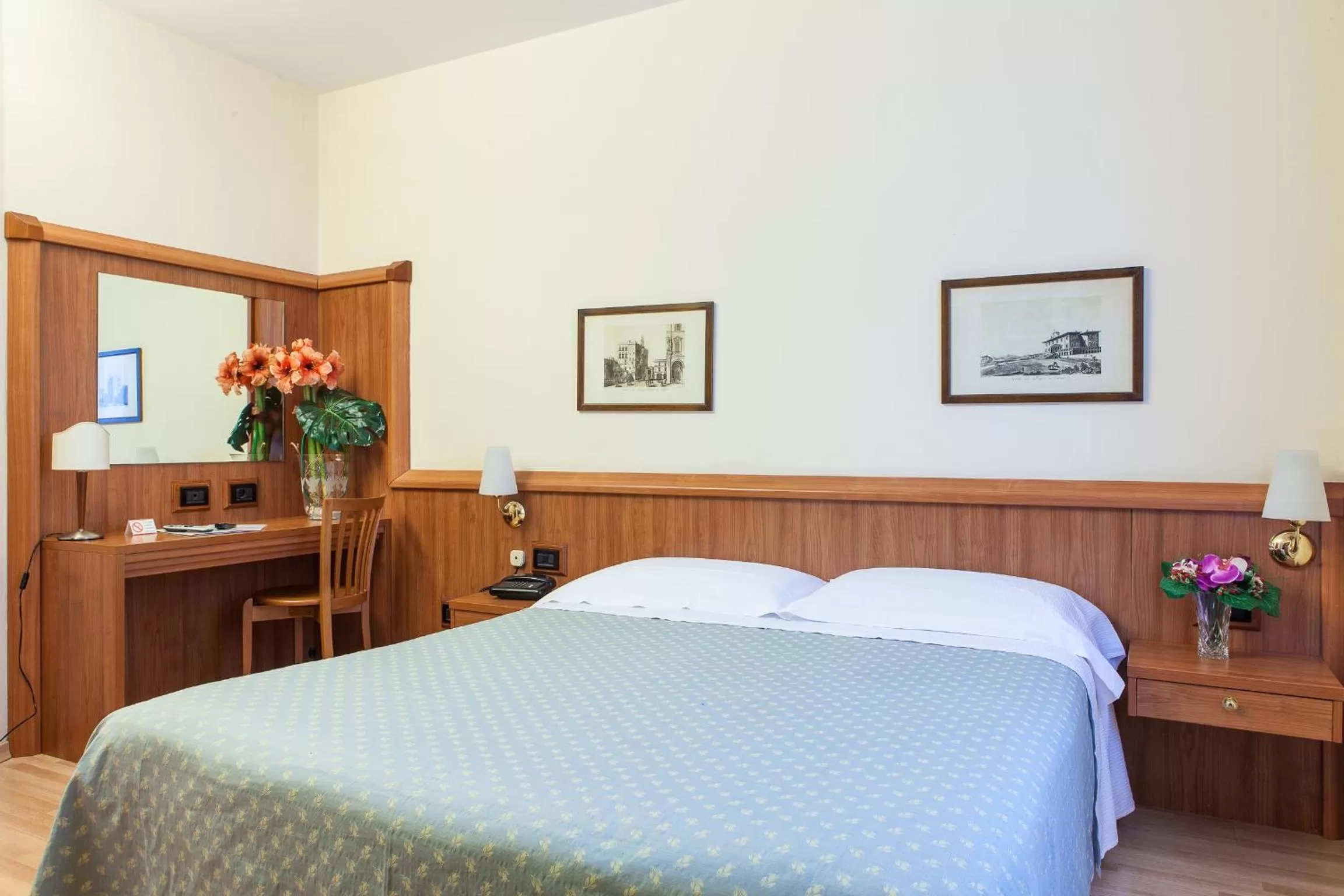 Decorative detail, Bed in Hotel San Marco