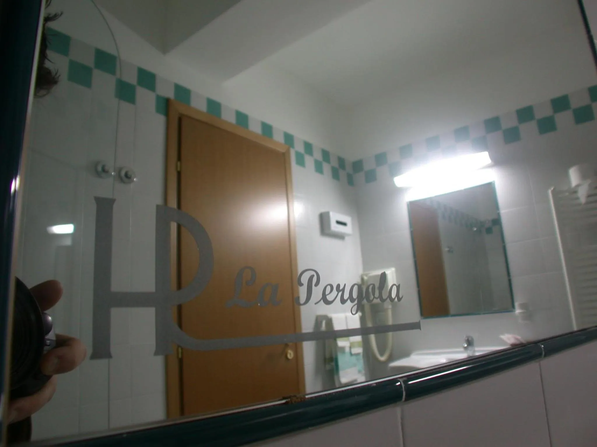 Bathroom in Hotel La Pergola