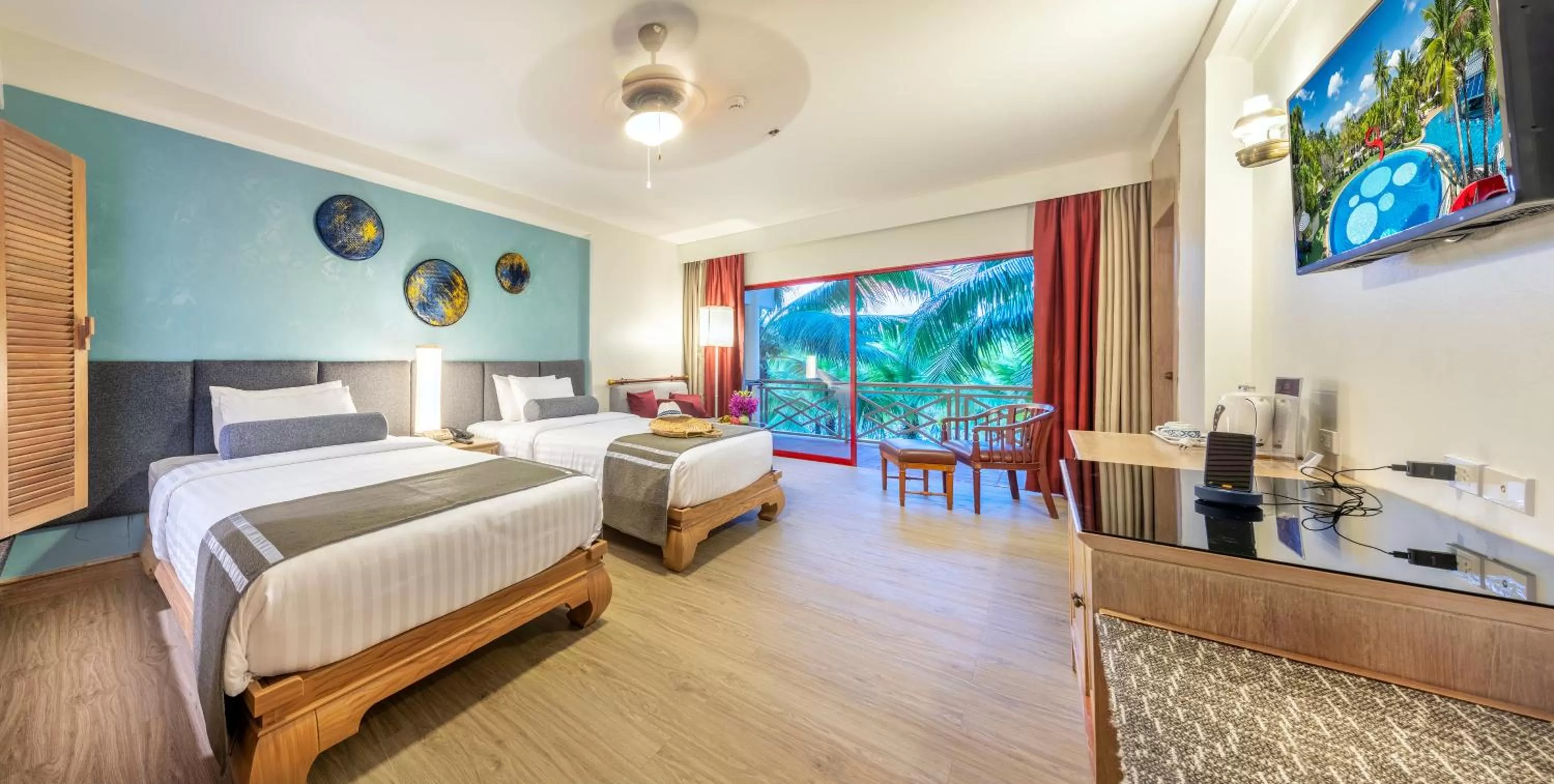 Bedroom, Bed in Chada Thai Village