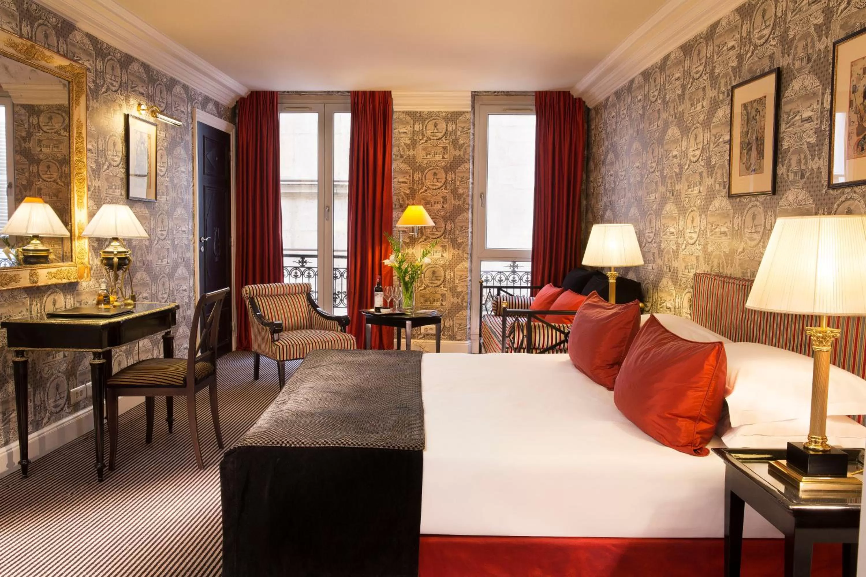Photo of the whole room, Bed in Hotel La Villa d'Estrées - Saint-Germain
