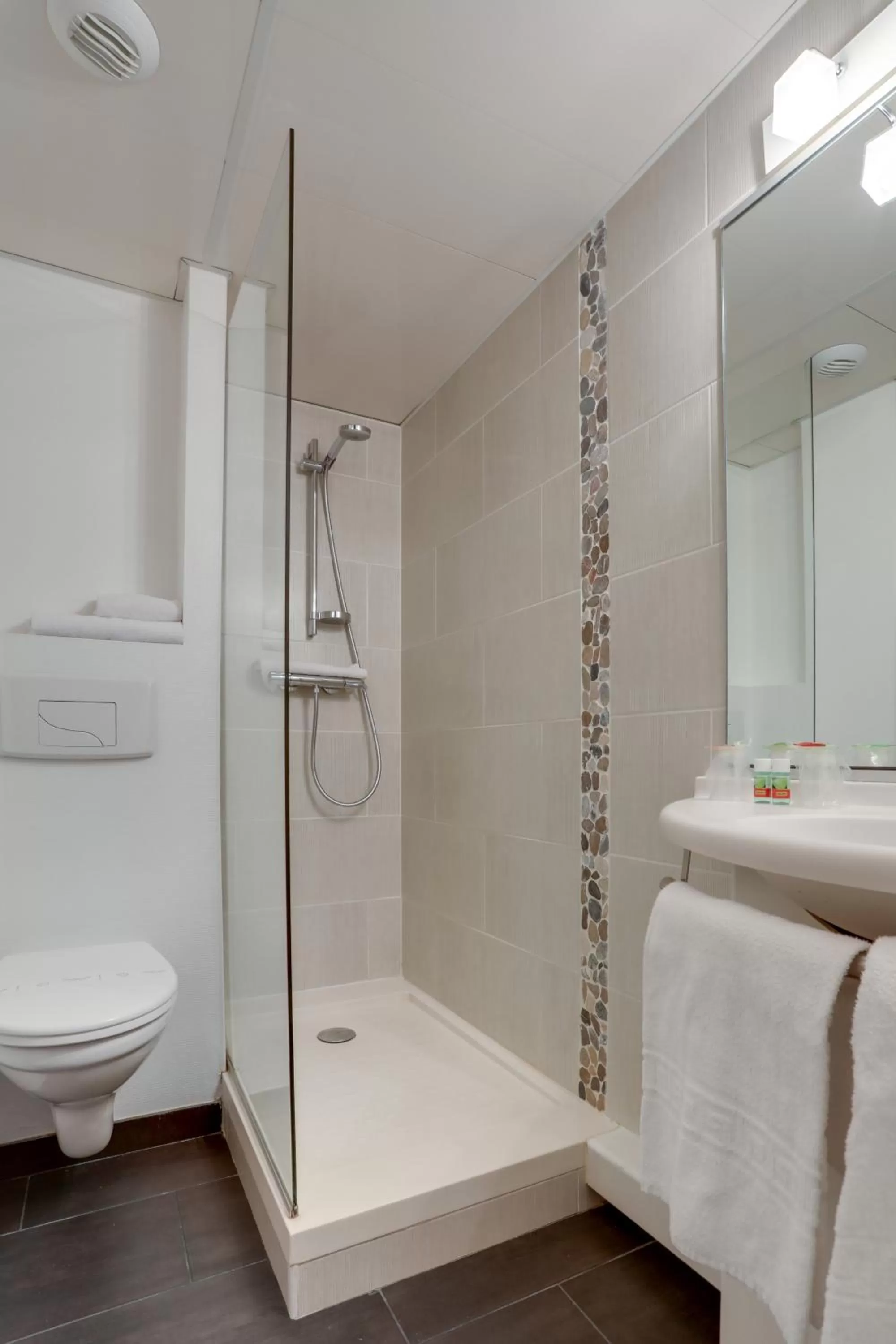 Shower in Hotel Chagnot