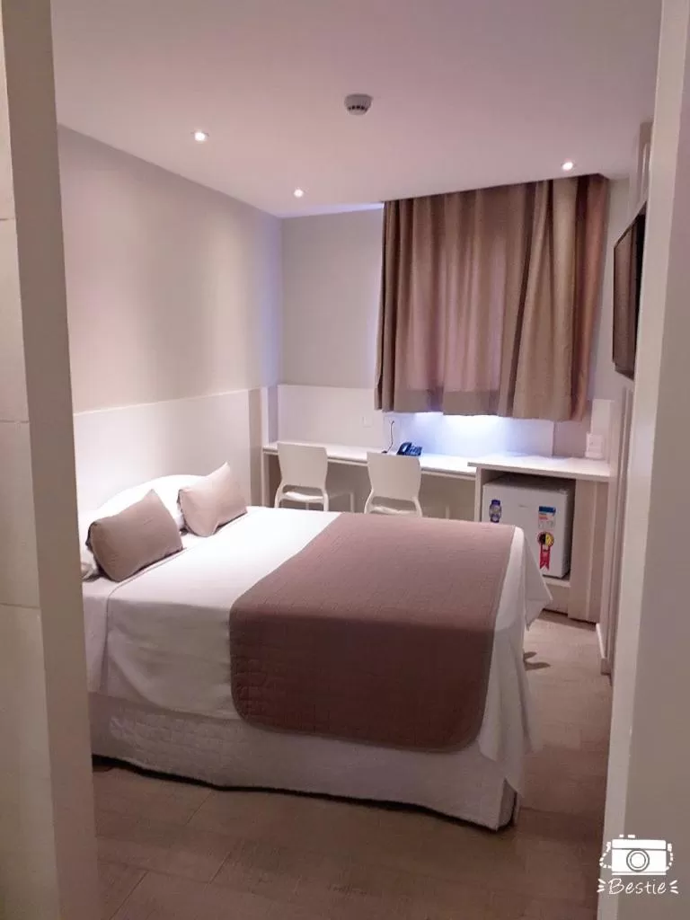 Bed in Jandira Premiêr Hotel