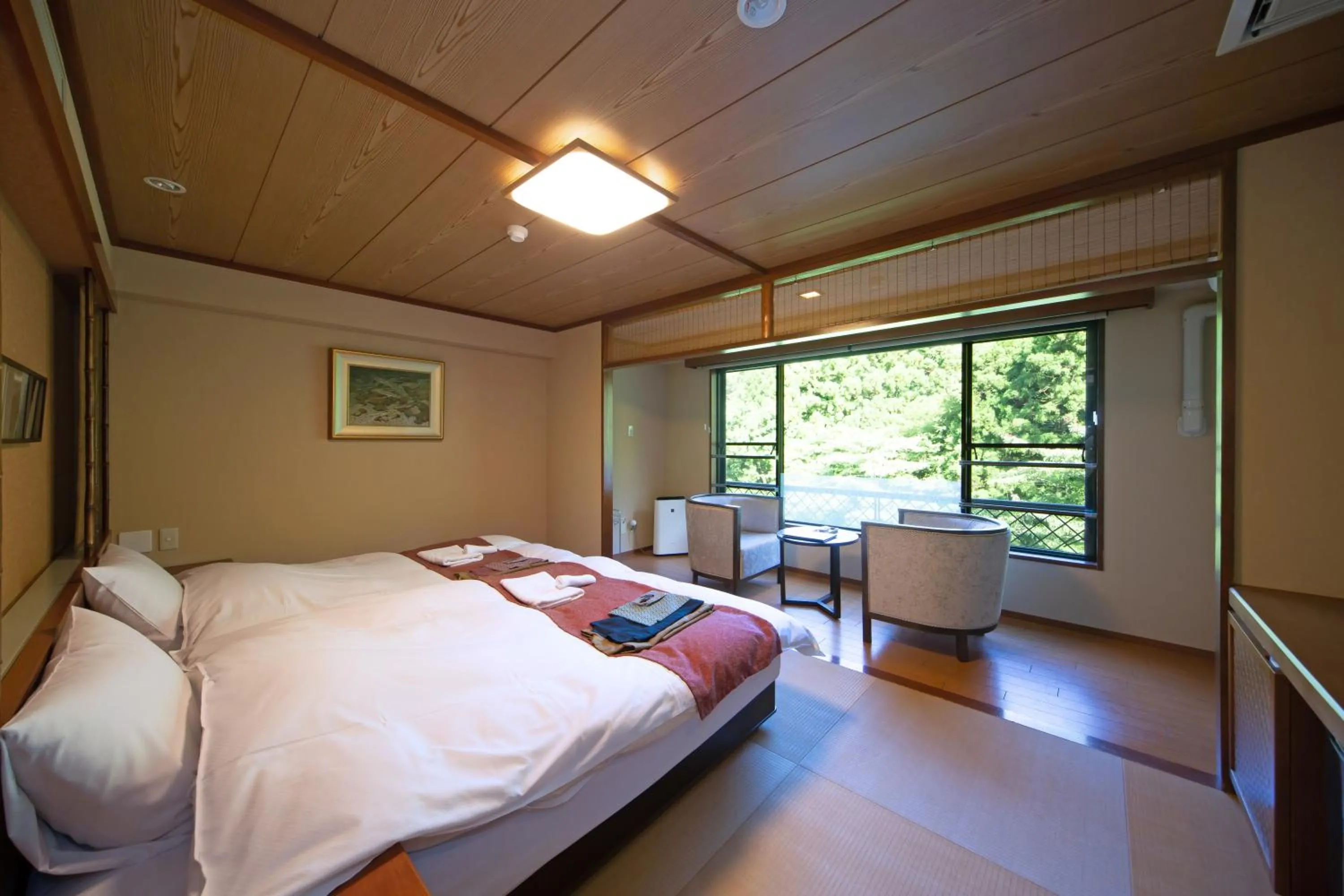 Photo of the whole room, Bed in Art & Music Spa Resort Manatei Hakone