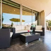 Patio in Hotel Granollers