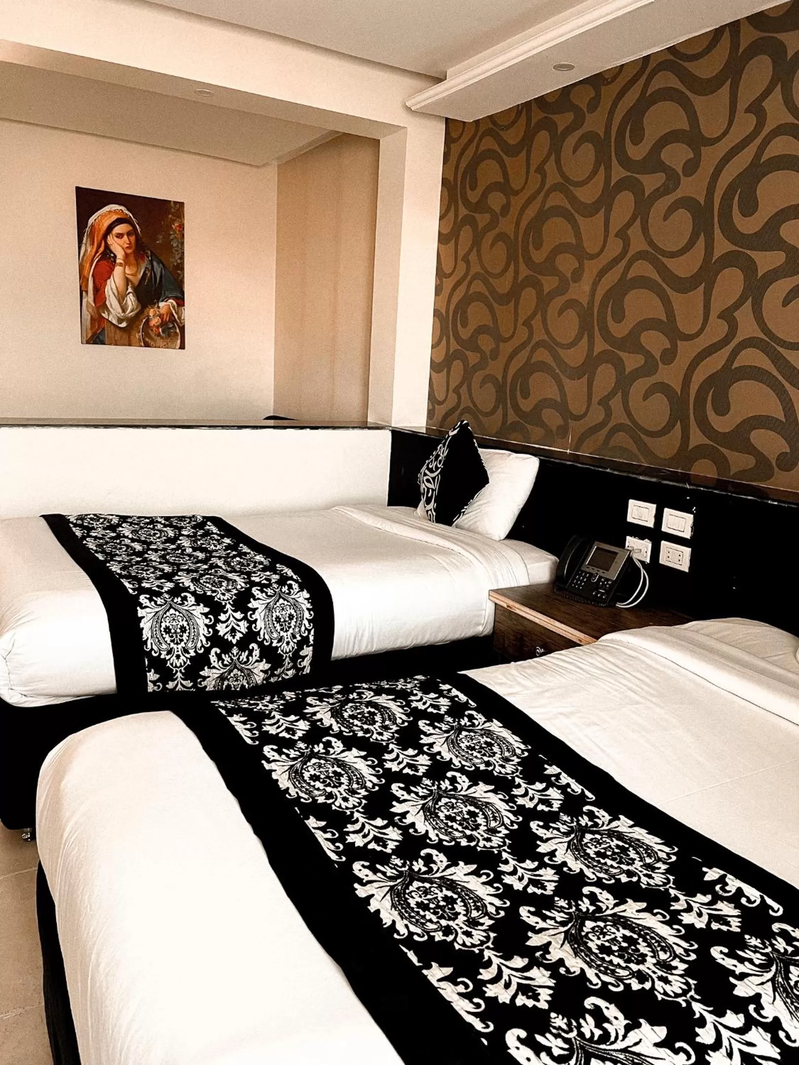 Bed in Panorama Bungalows Resort El Gouna