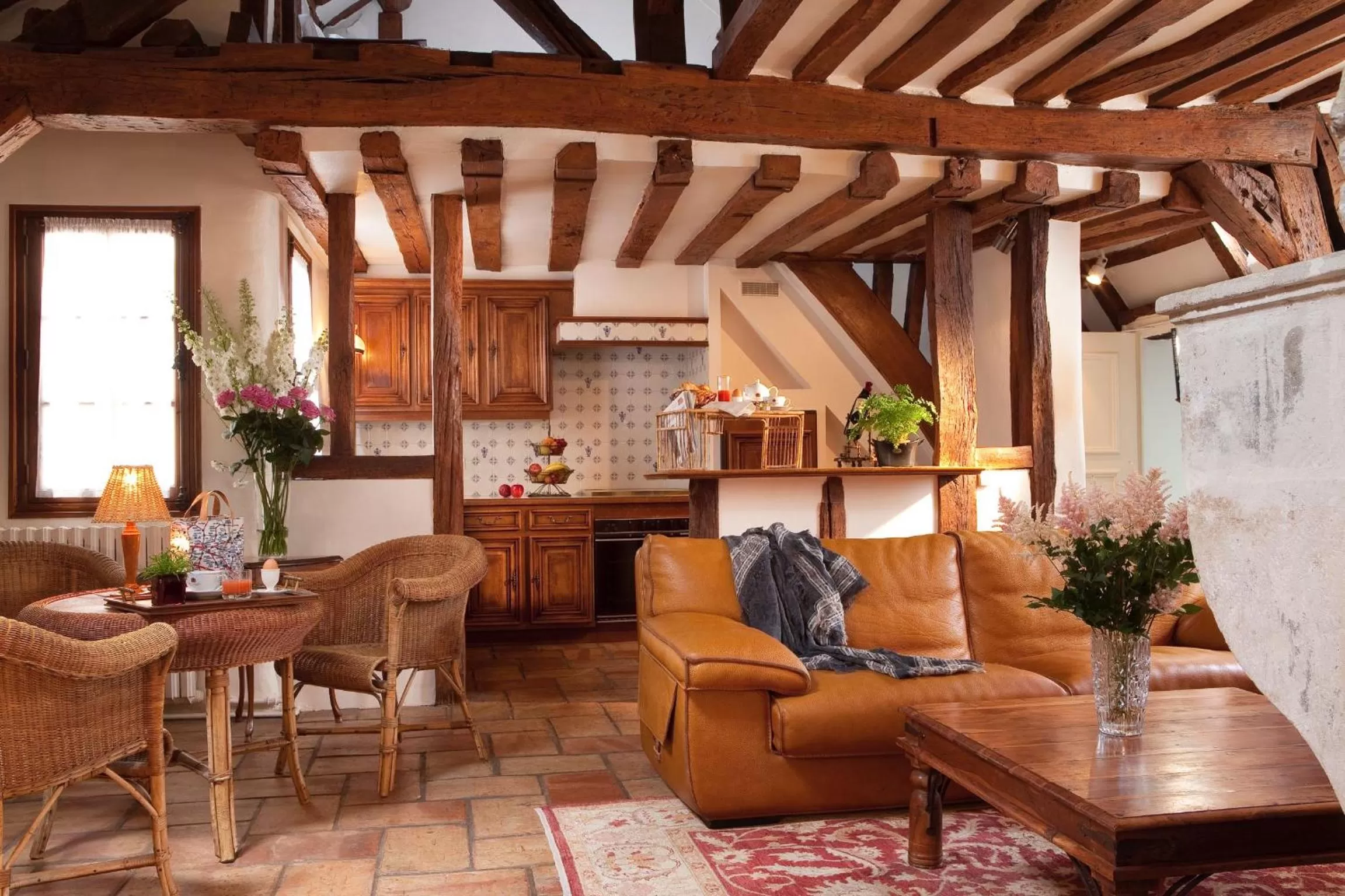 Living room in Hotel d'Angleterre