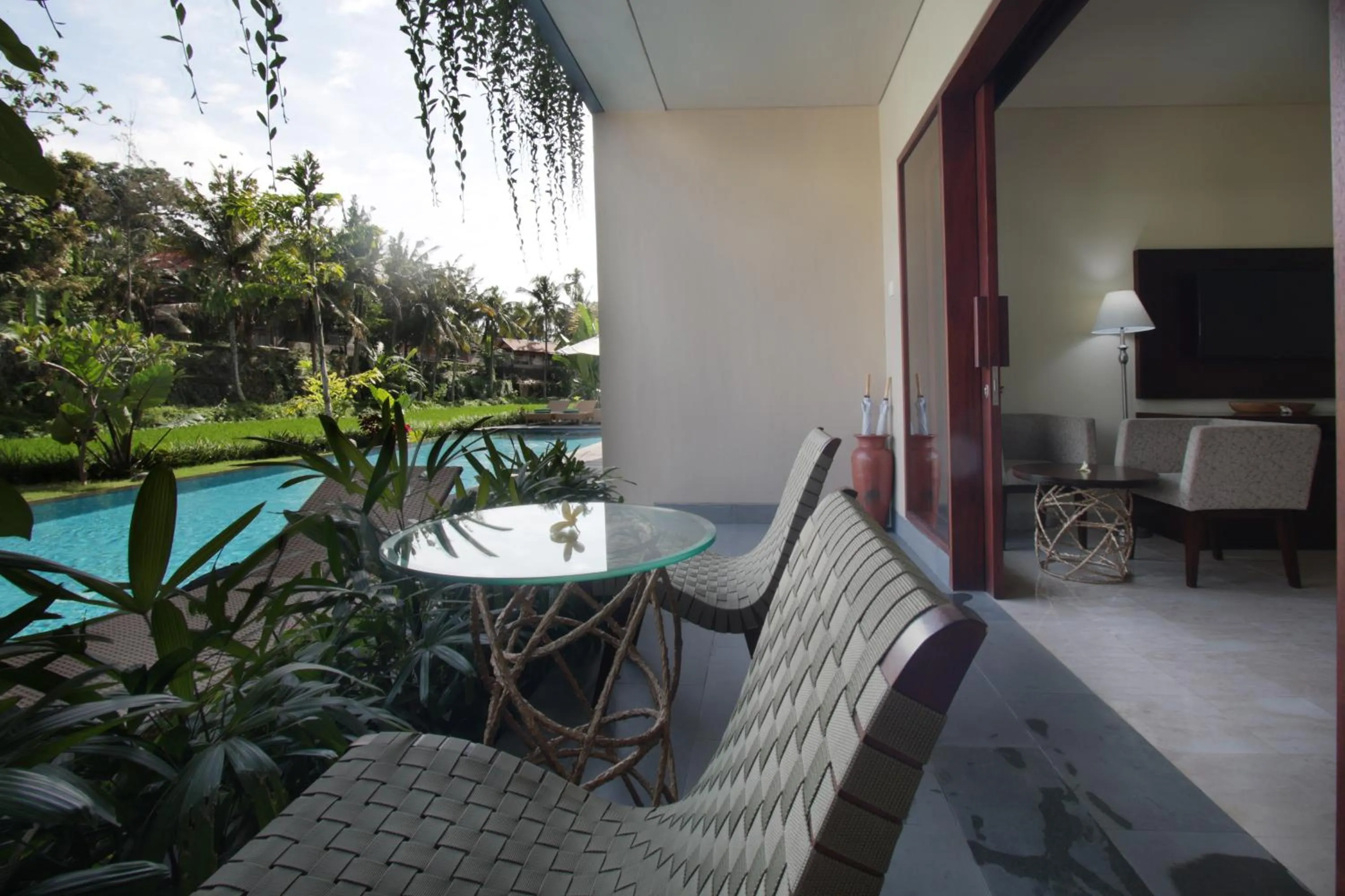 Balcony/Terrace in Byasa Ubud