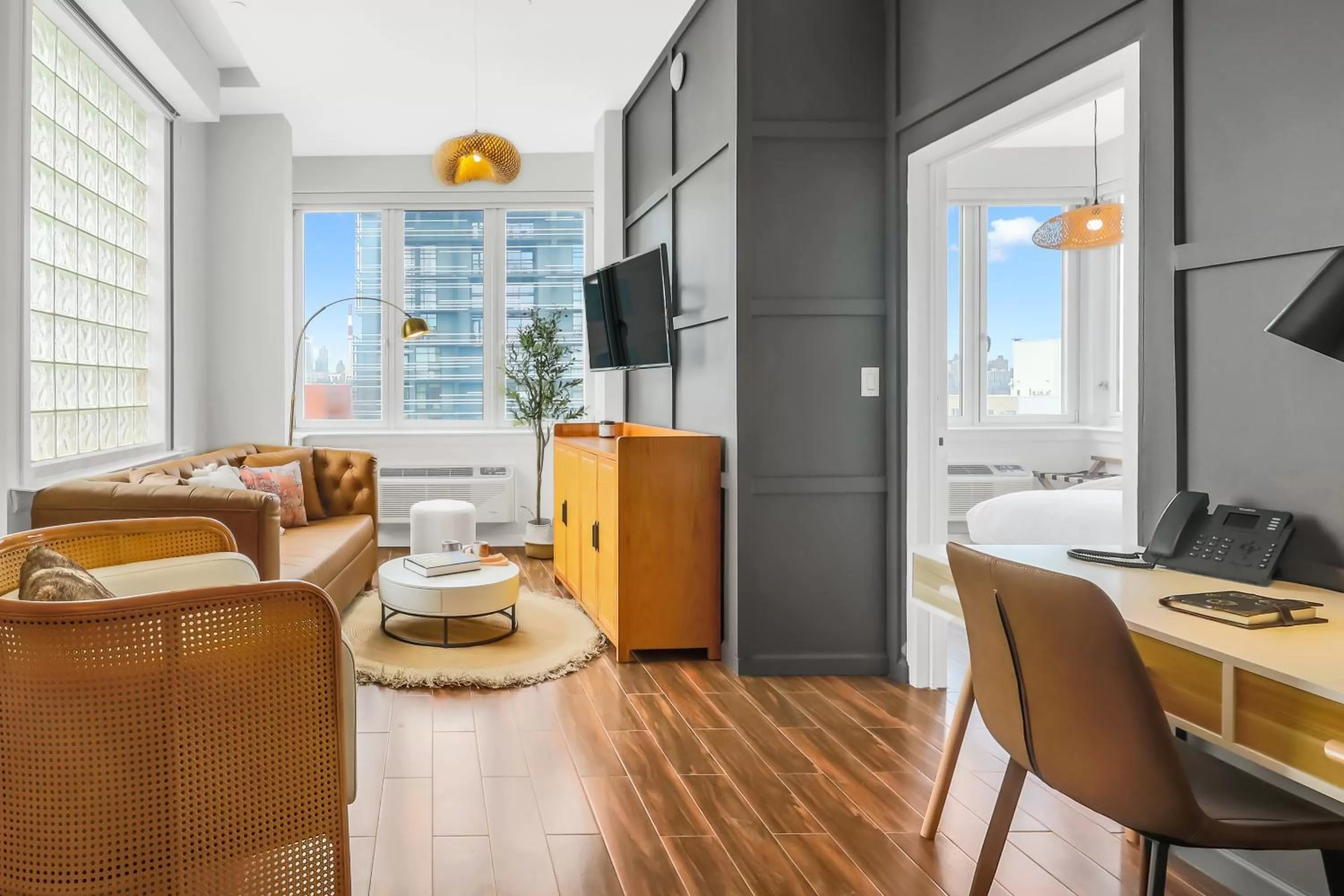 TV and multimedia in The Modernist Hotel