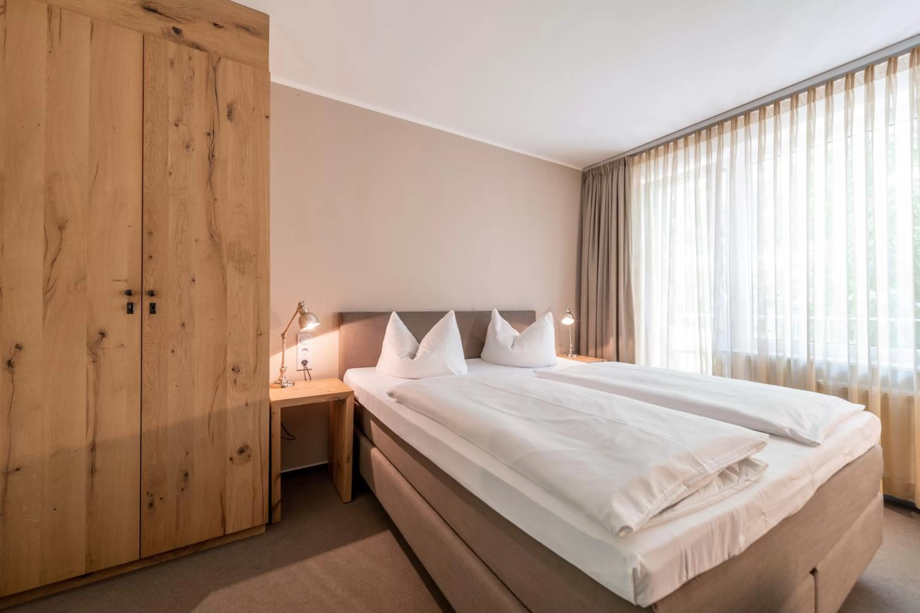 Bed in Art Hotel Aachen