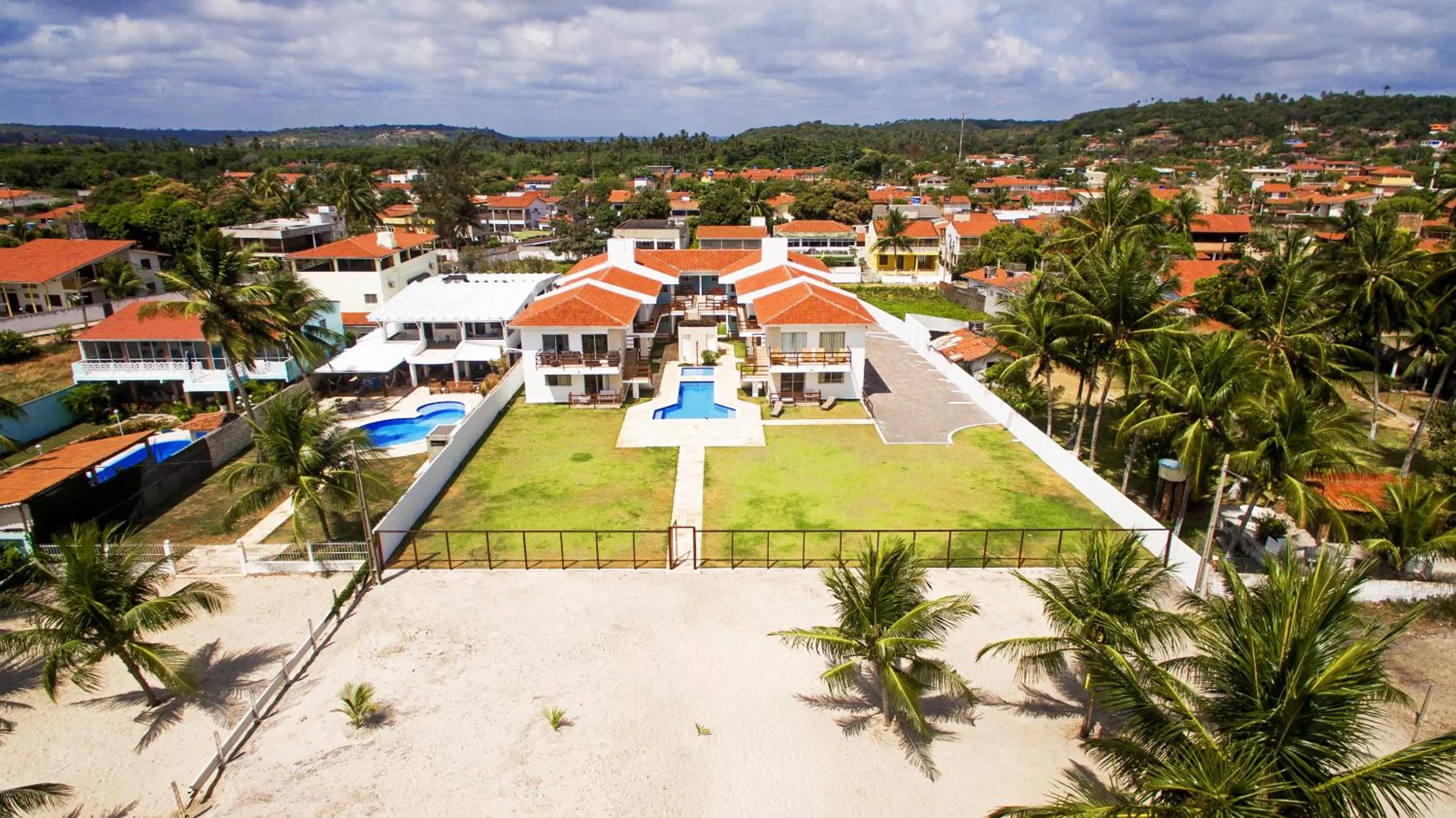 Beach, Bird's-eye View in Manga Verde Beach Residence