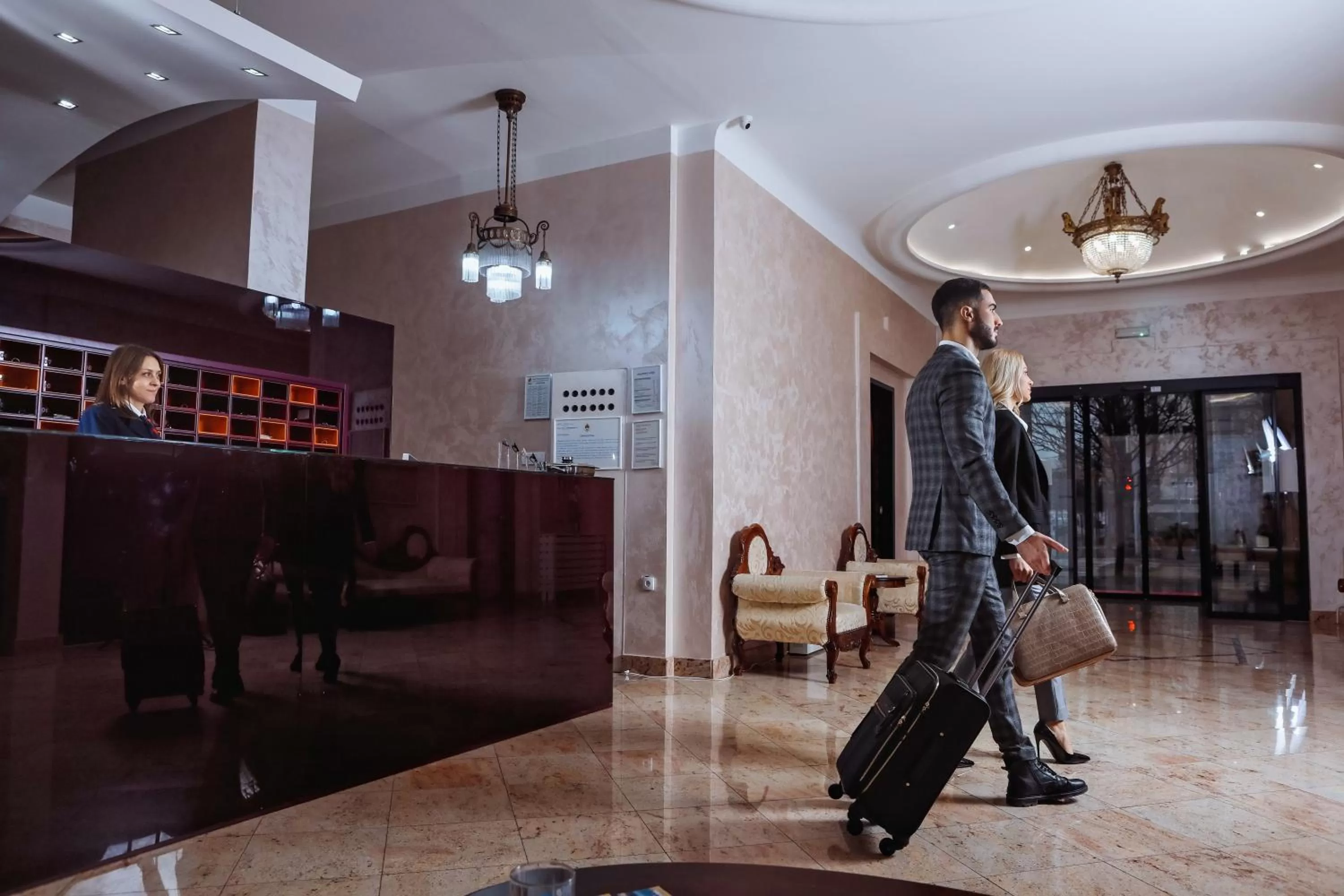 Lobby or reception in Hotel Zepter Palace
