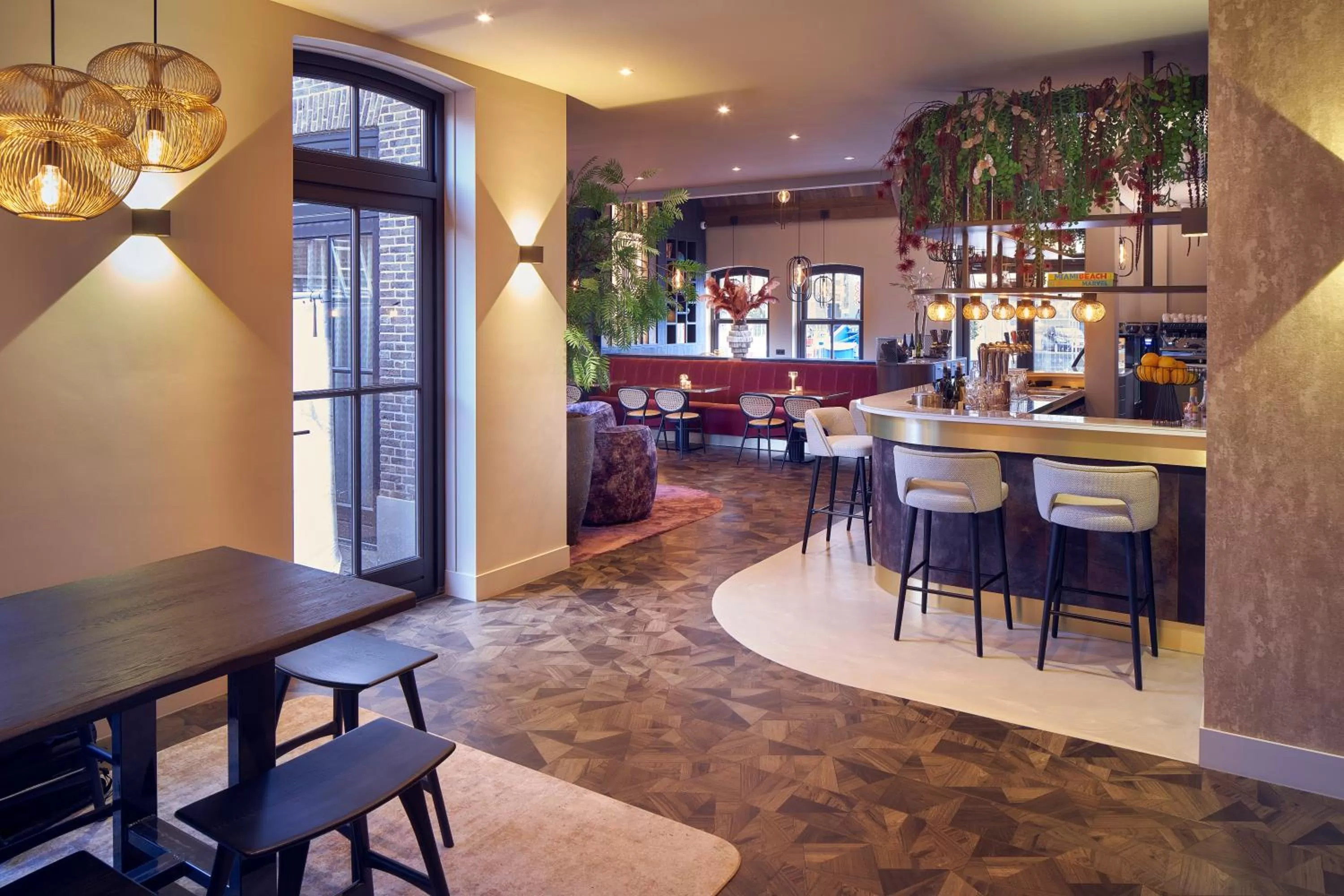 Lounge/Bar in The Yard hotel Noordkade