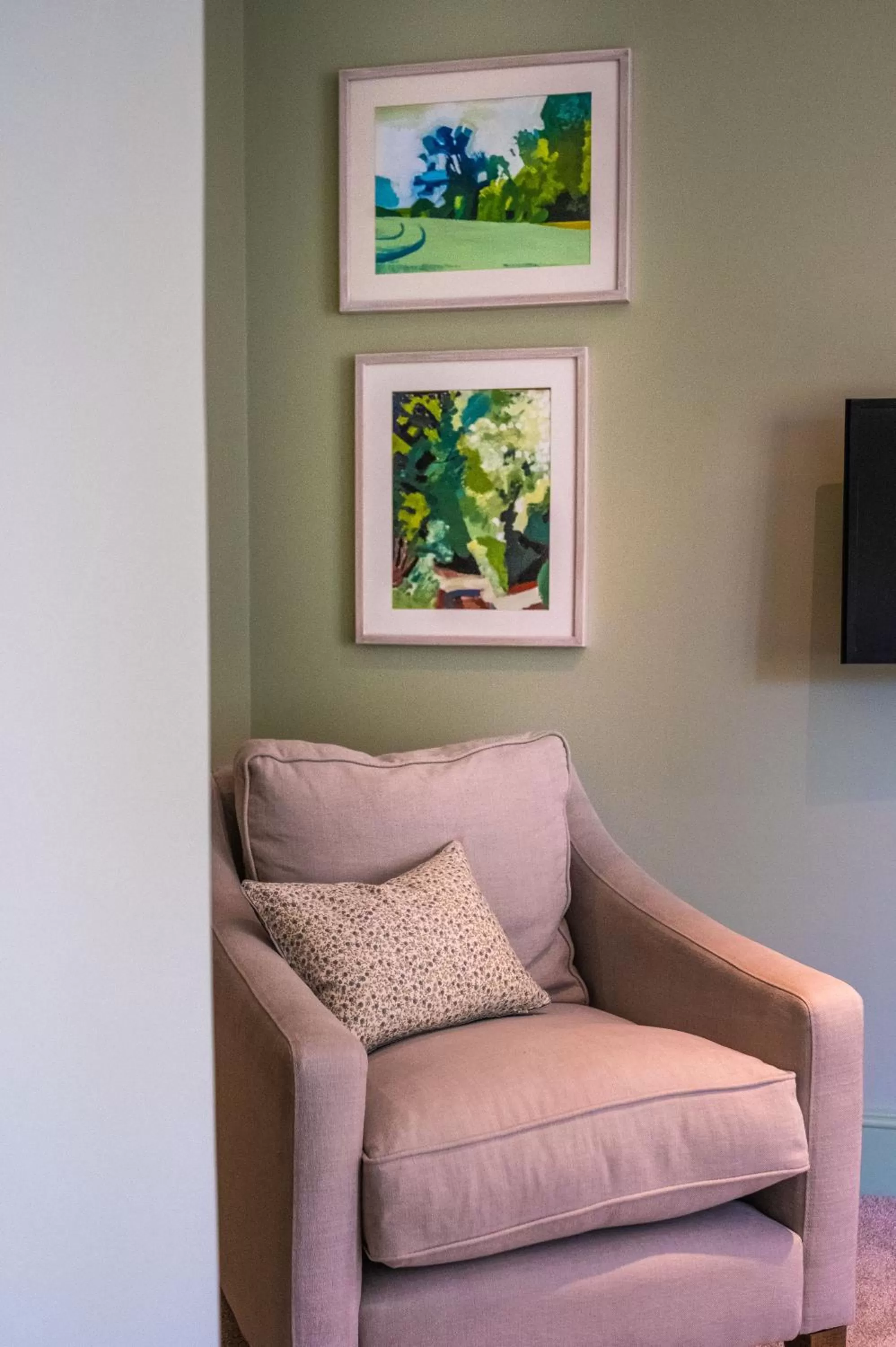 Seating area in The Crown Inn