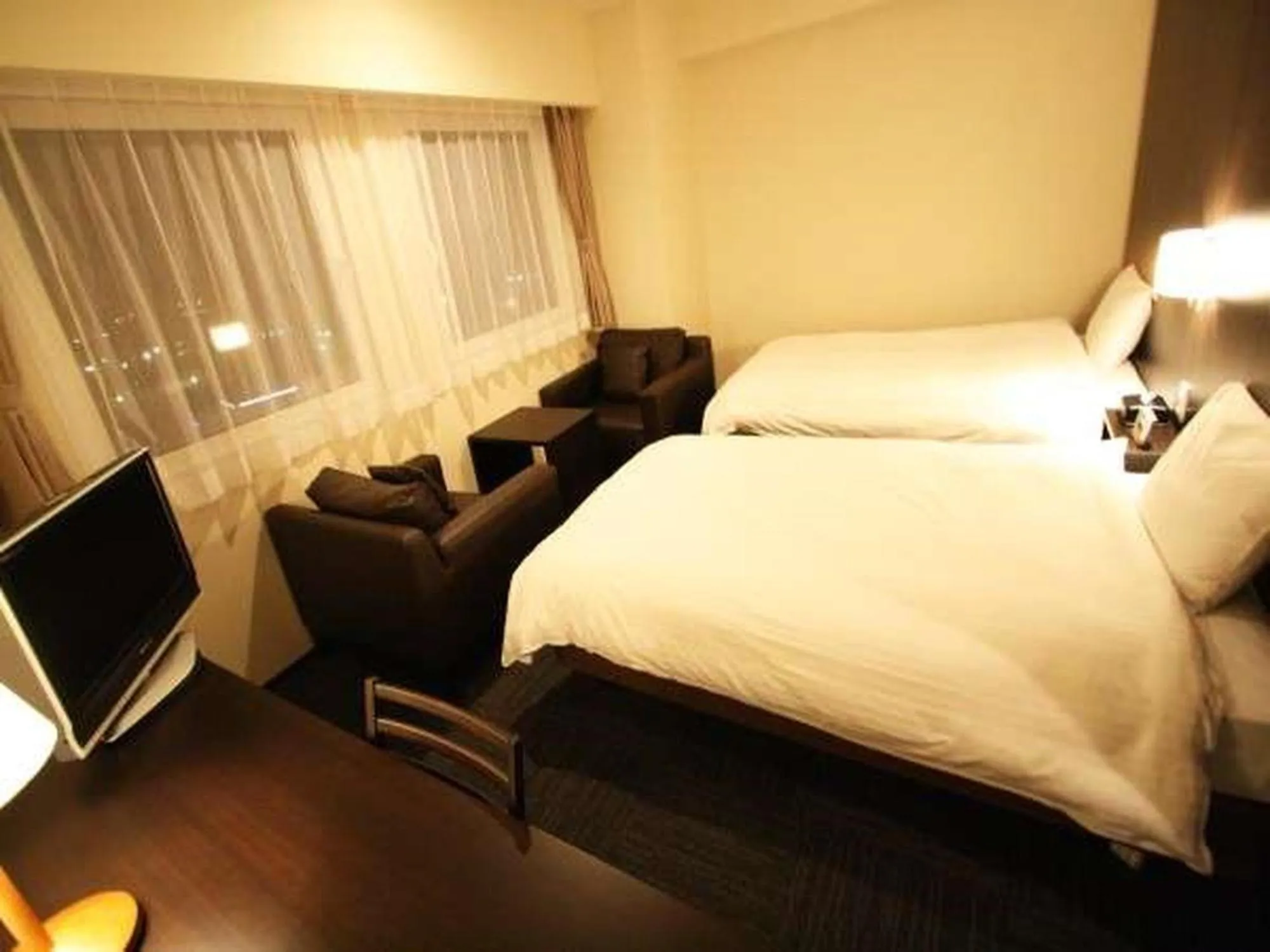 Photo of the whole room, Bed in Green Rich Hotel Tosu Ekimae