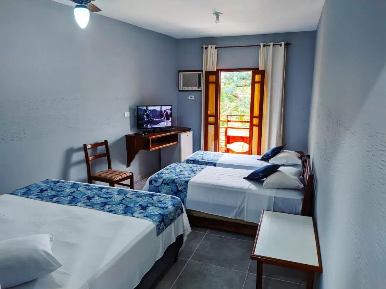 Bed in Pousada Mar Azul