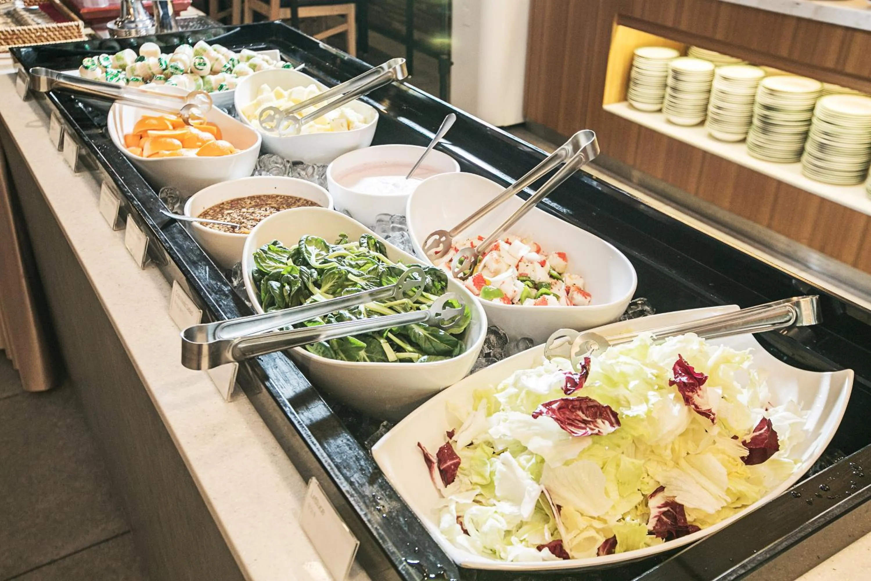 Buffet breakfast in Busan Tourist Hotel