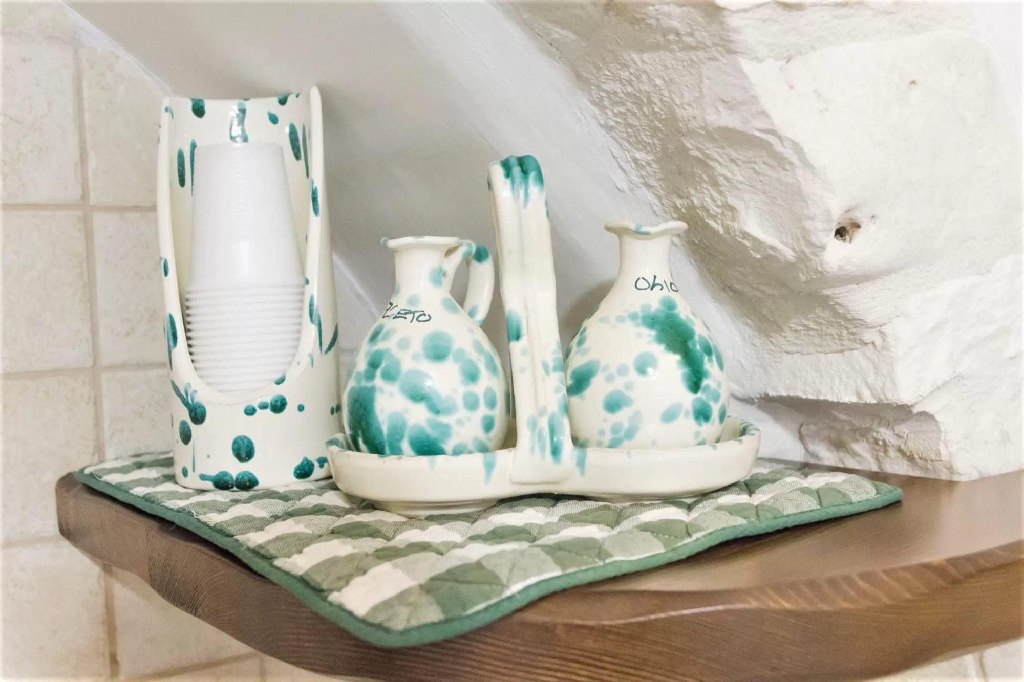 Decorative detail in Trulli Donna Isabella