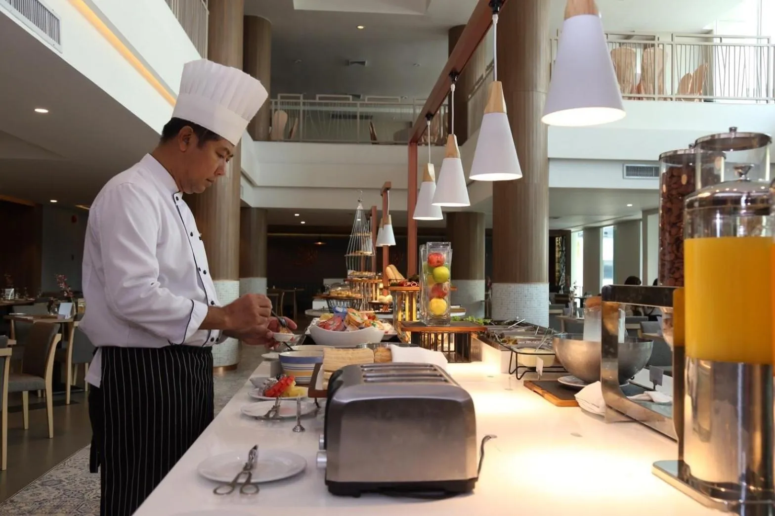 Breakfast in Miracle Suvarnabhumi Airport