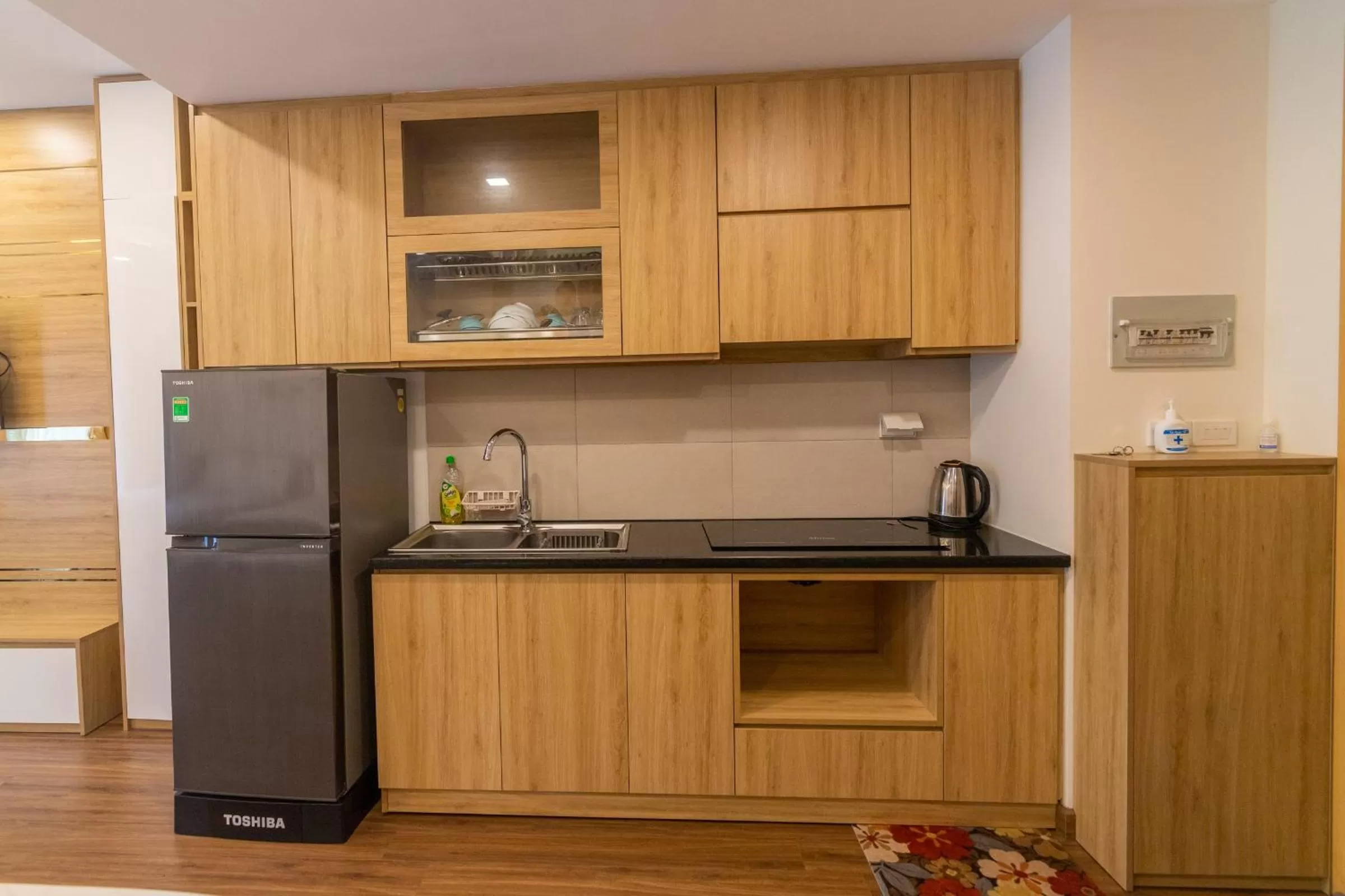 Kitchen or kitchenette, Kitchen/Kitchenette in FLC Sea Tower Quy Nhơn - Homostay