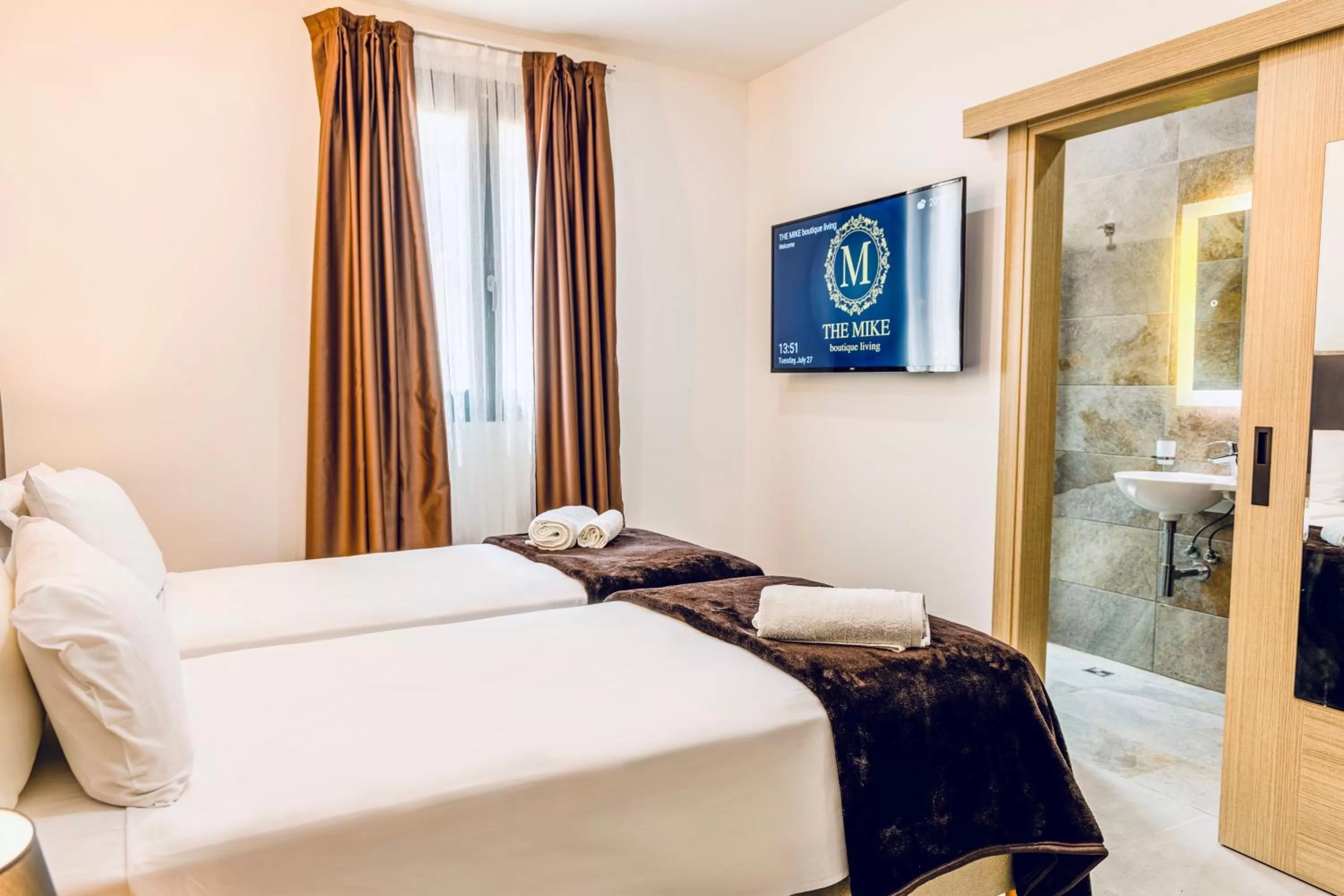 Bedroom, Bed in The Mike Hotel by CX Collection