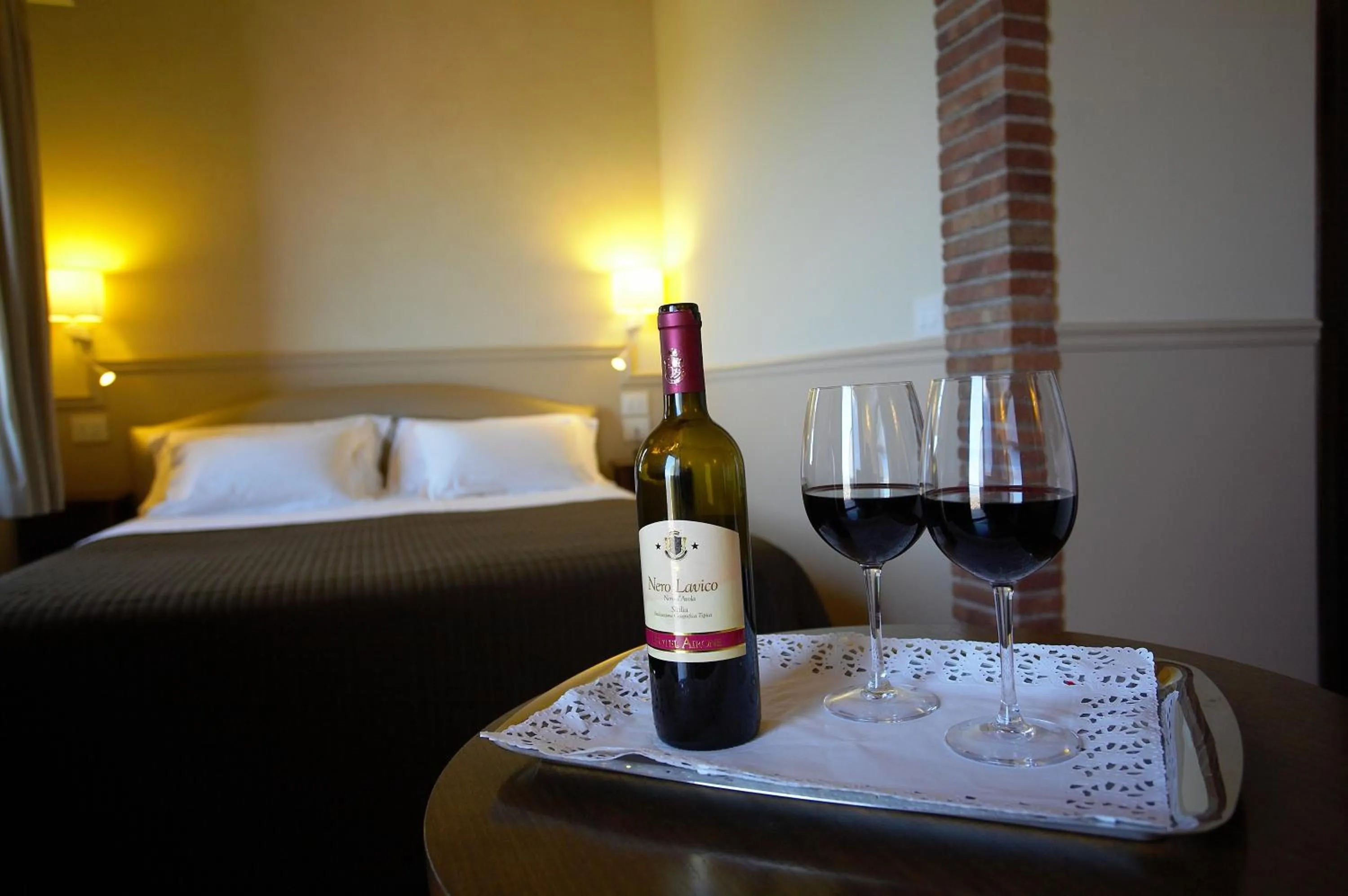 Bedroom, Bed in Airone Wellness Hotel