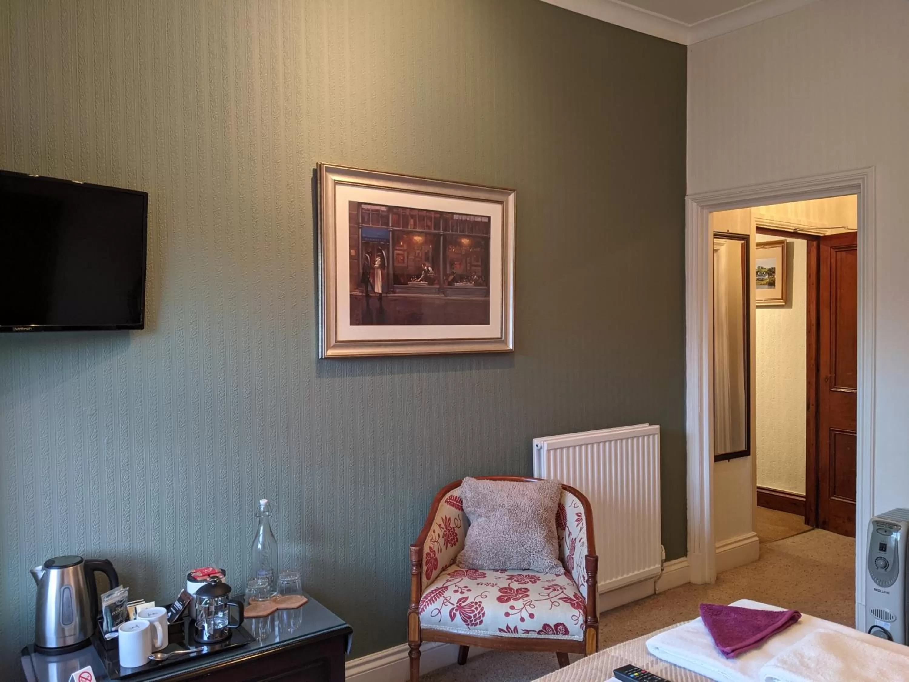 Bedroom, Bed in 1 Park Road