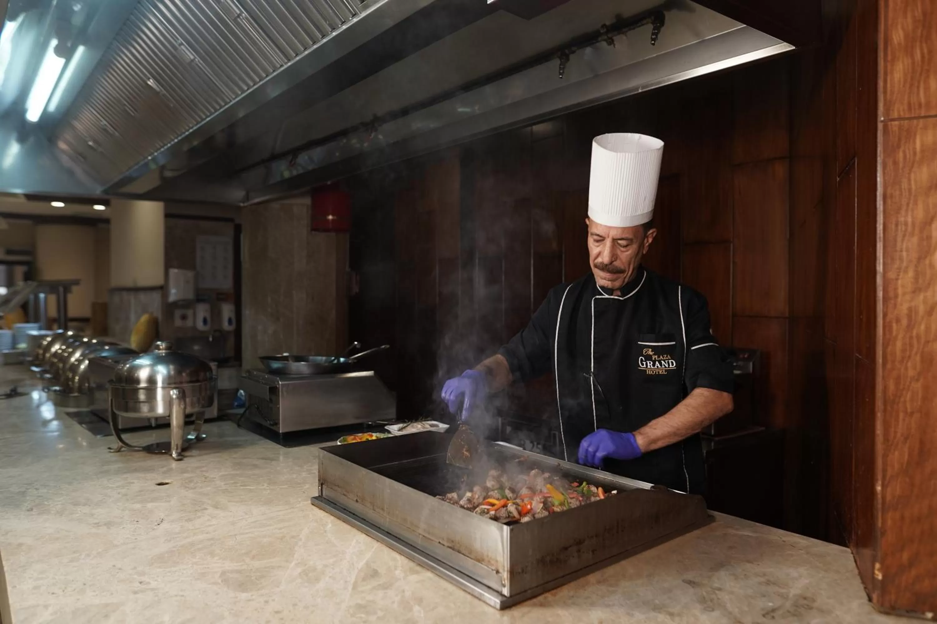 BBQ facilities in The Grand Plaza Hotel Smouha