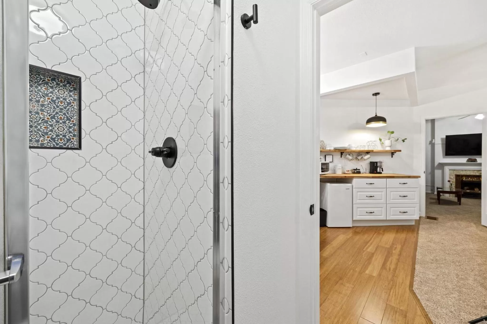 Shower in Flora House Denver