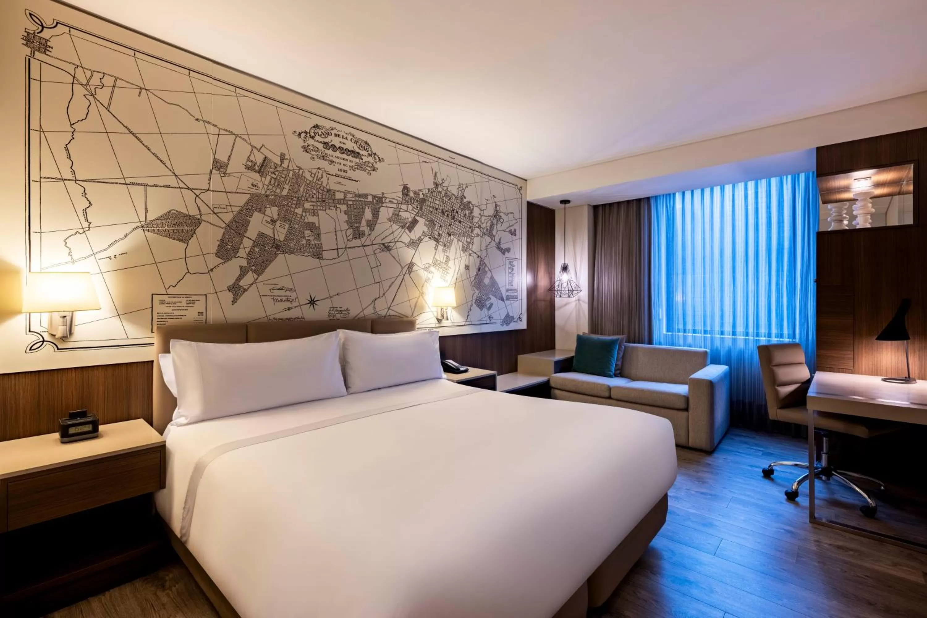 Bed in Courtyard by Marriott Bogota Airport