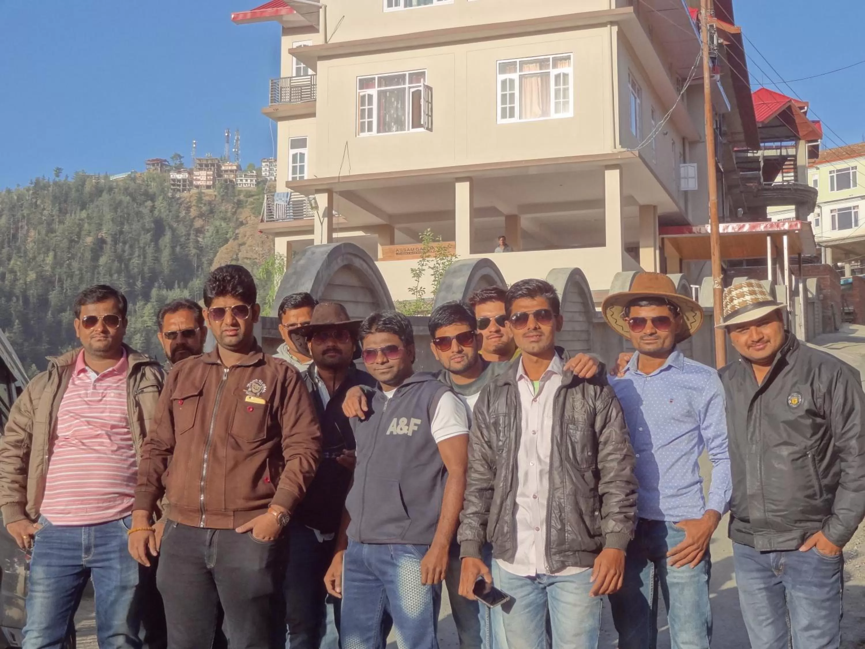 group of guests in Sai Cottage Shimla