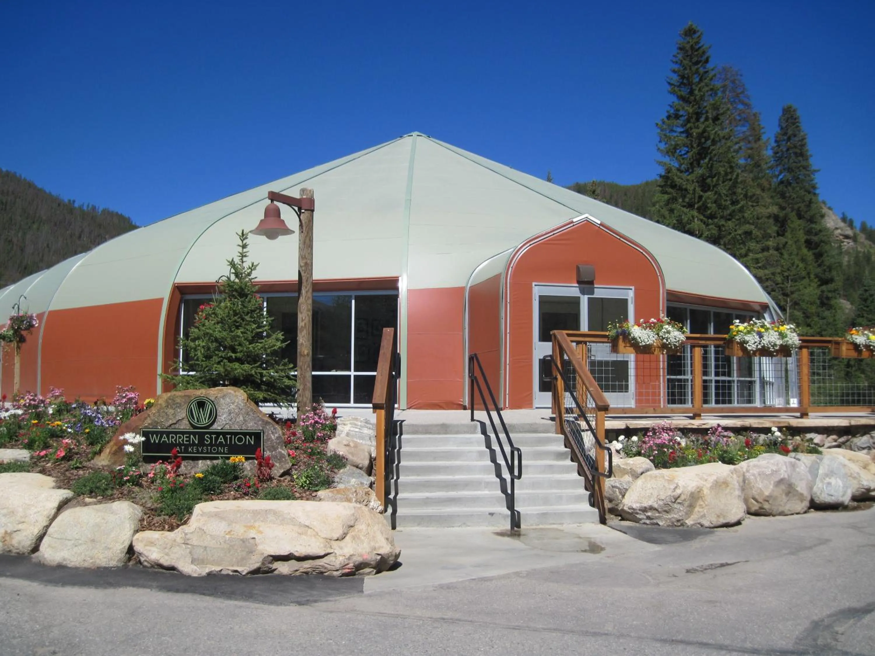 Property building, Winter in River Run Village by Keystone Resort