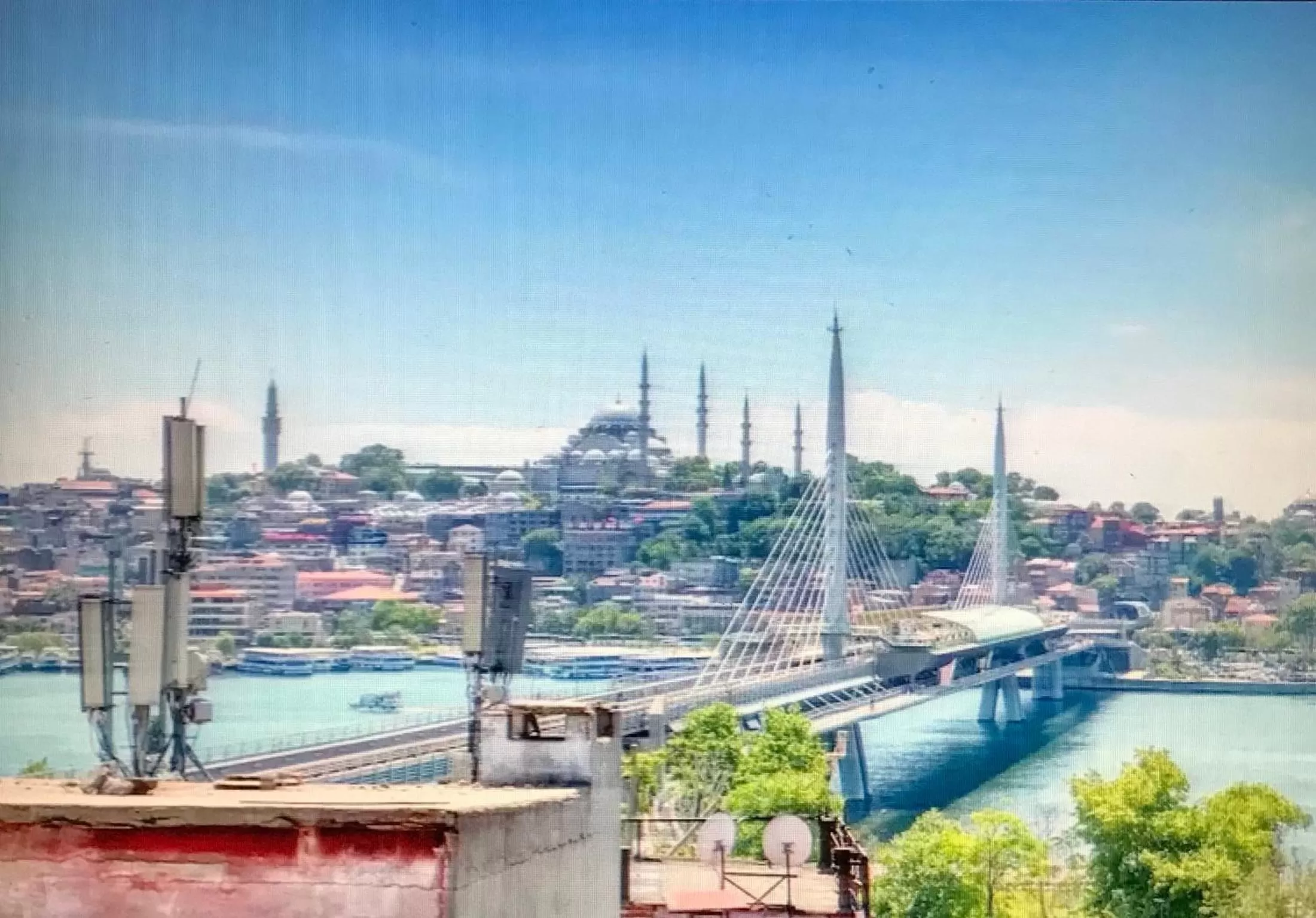 City view in Perla Galata Hotel