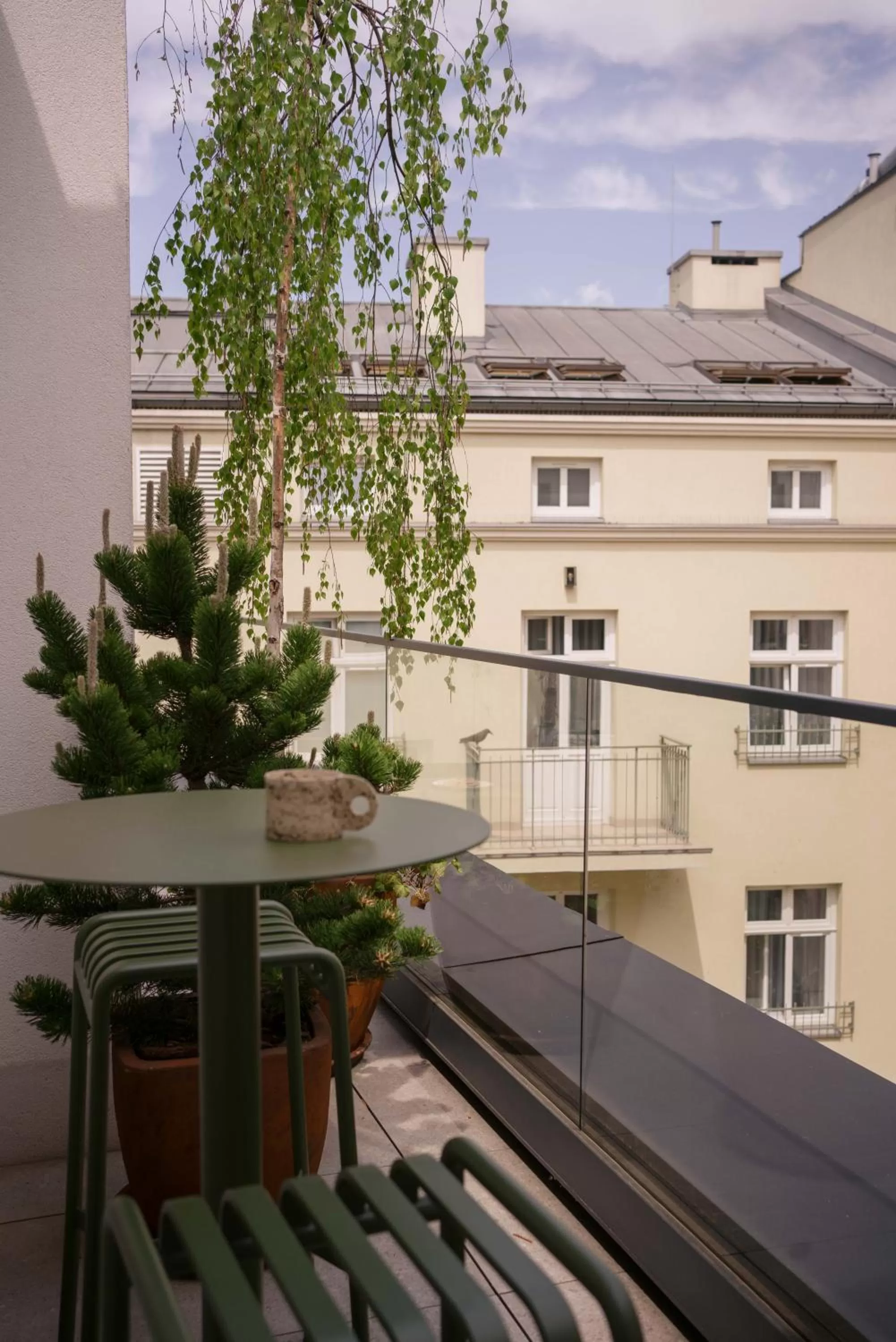 Balcony/Terrace in Warszauer Hotel