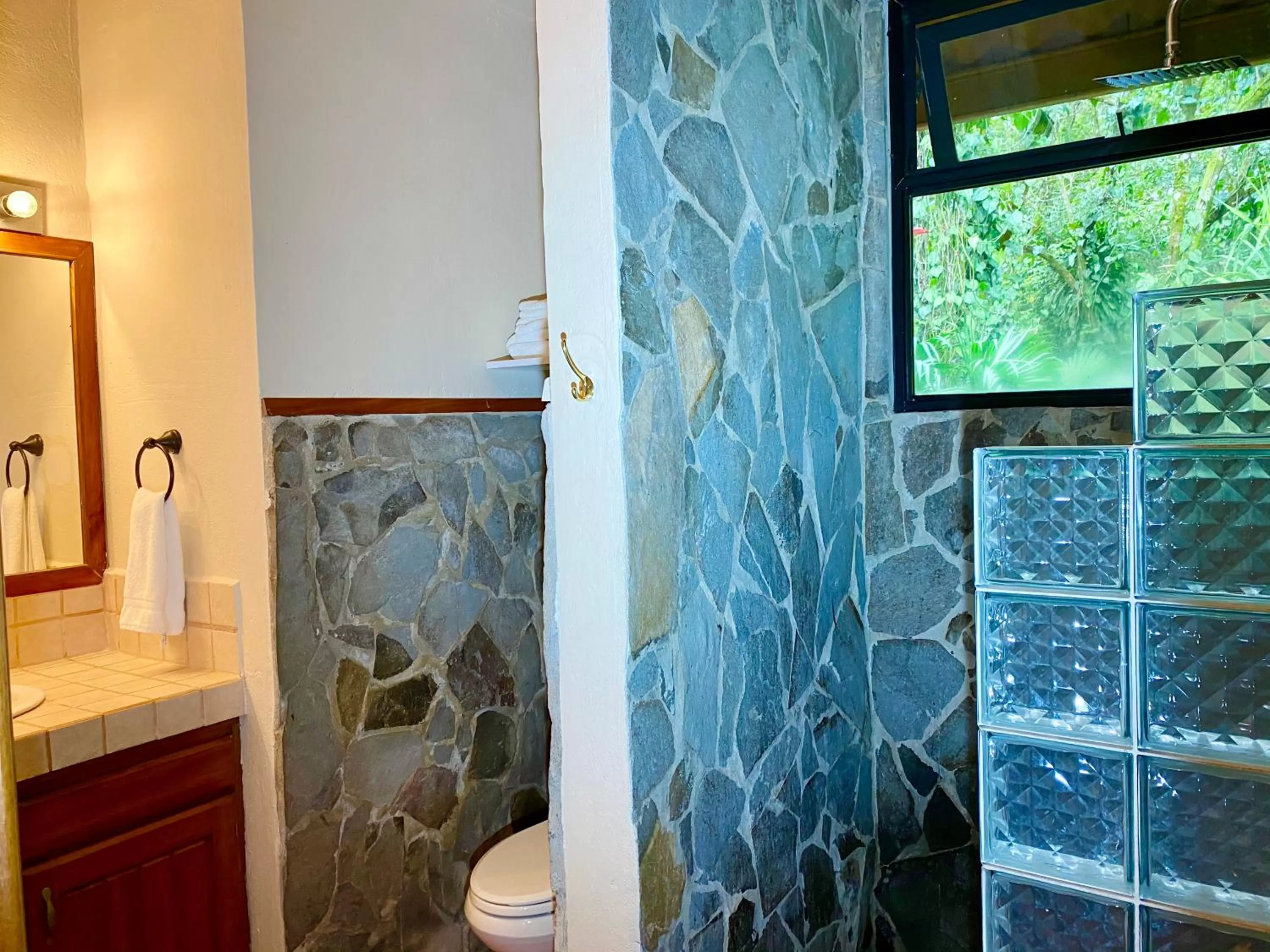 Bathroom in Cabanas Rio Encantado