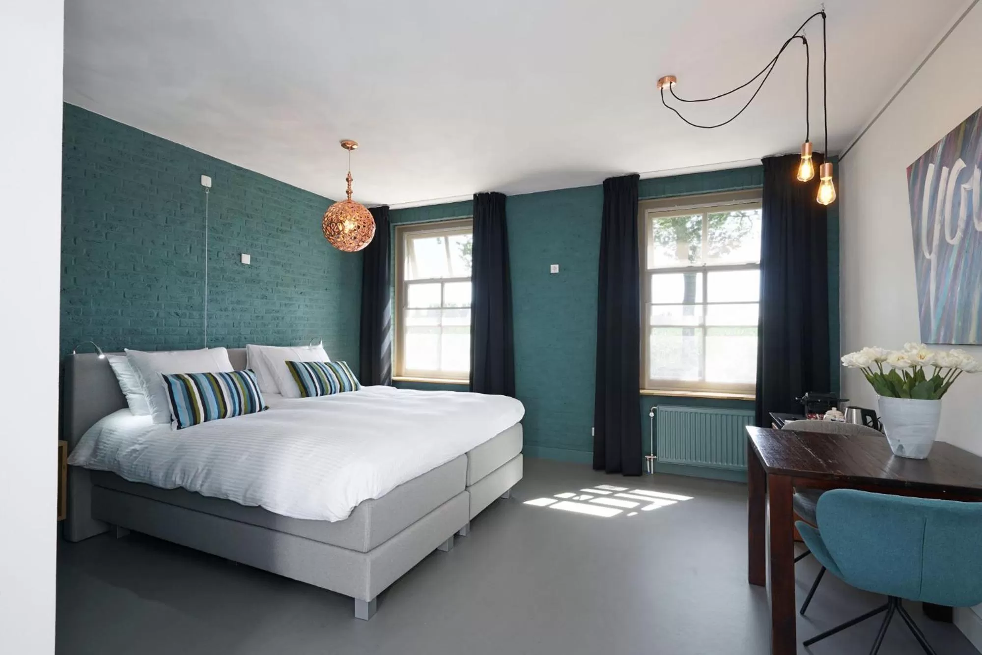 Photo of the whole room, Bed in De Kempse Hoeve B&B