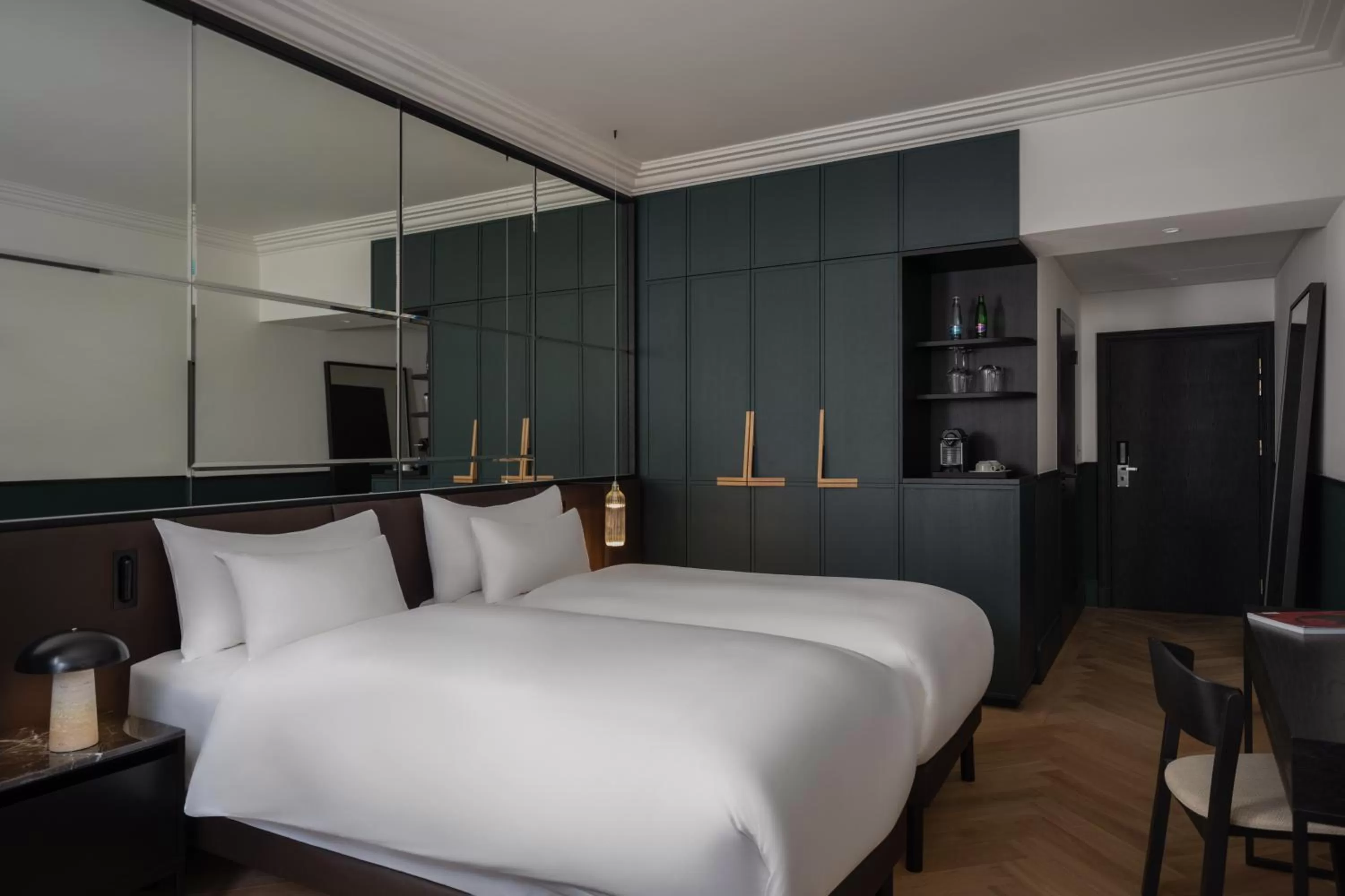 Bedroom, Bed in Almanac X Alcron Prague