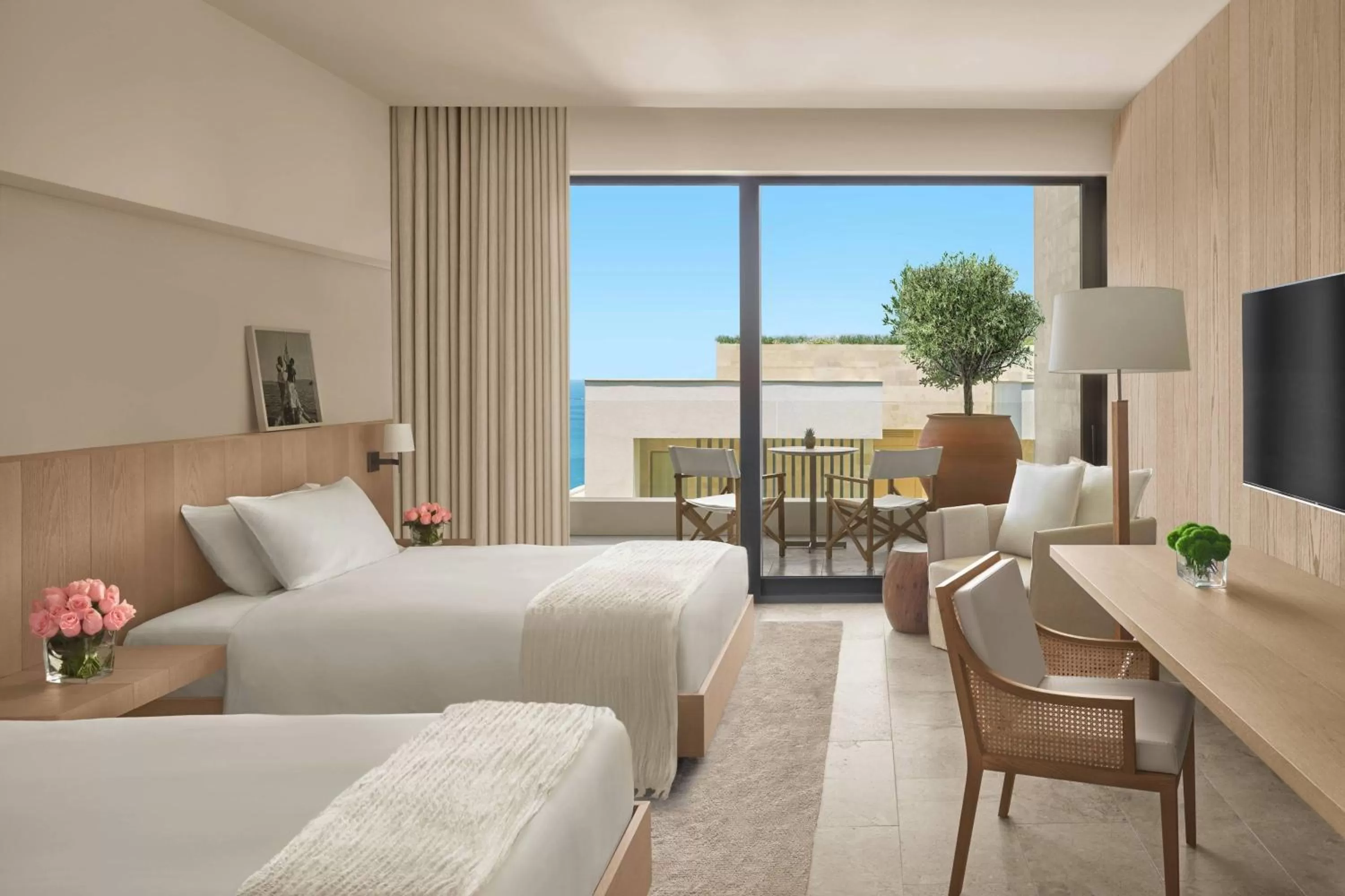 Photo of the whole room, Bed in The Bodrum EDITION