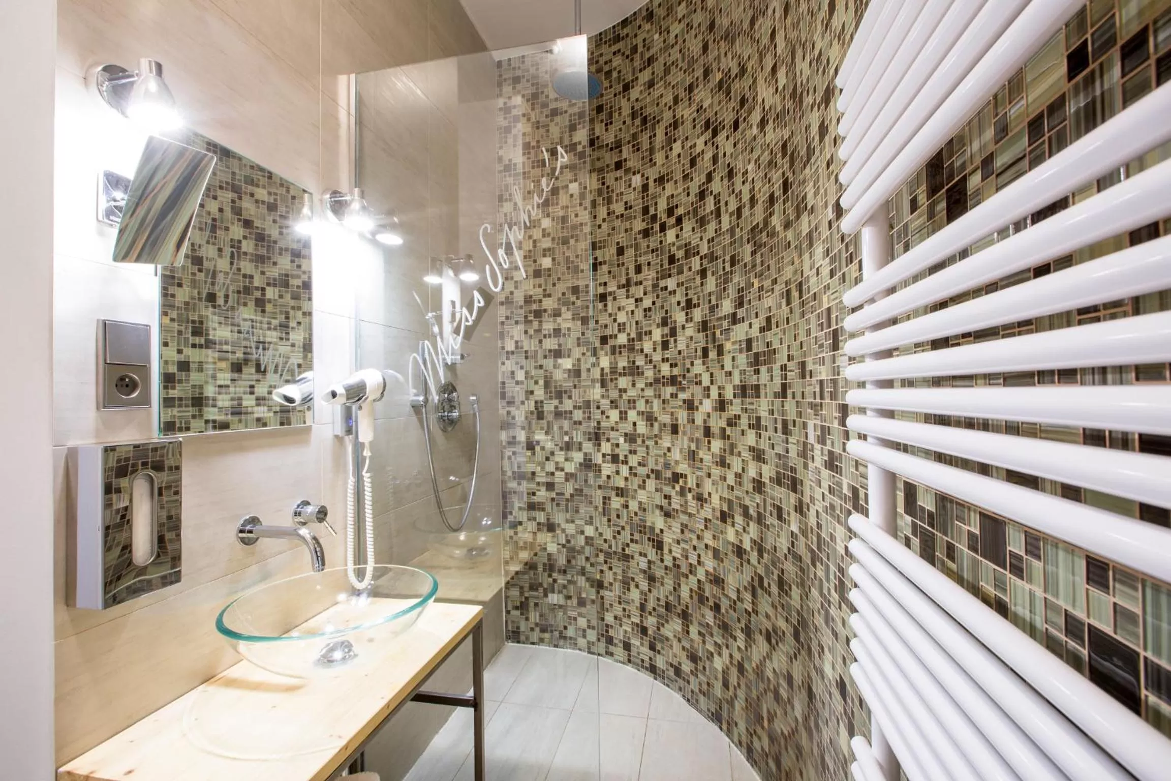 Shower in Sophie's Hostel