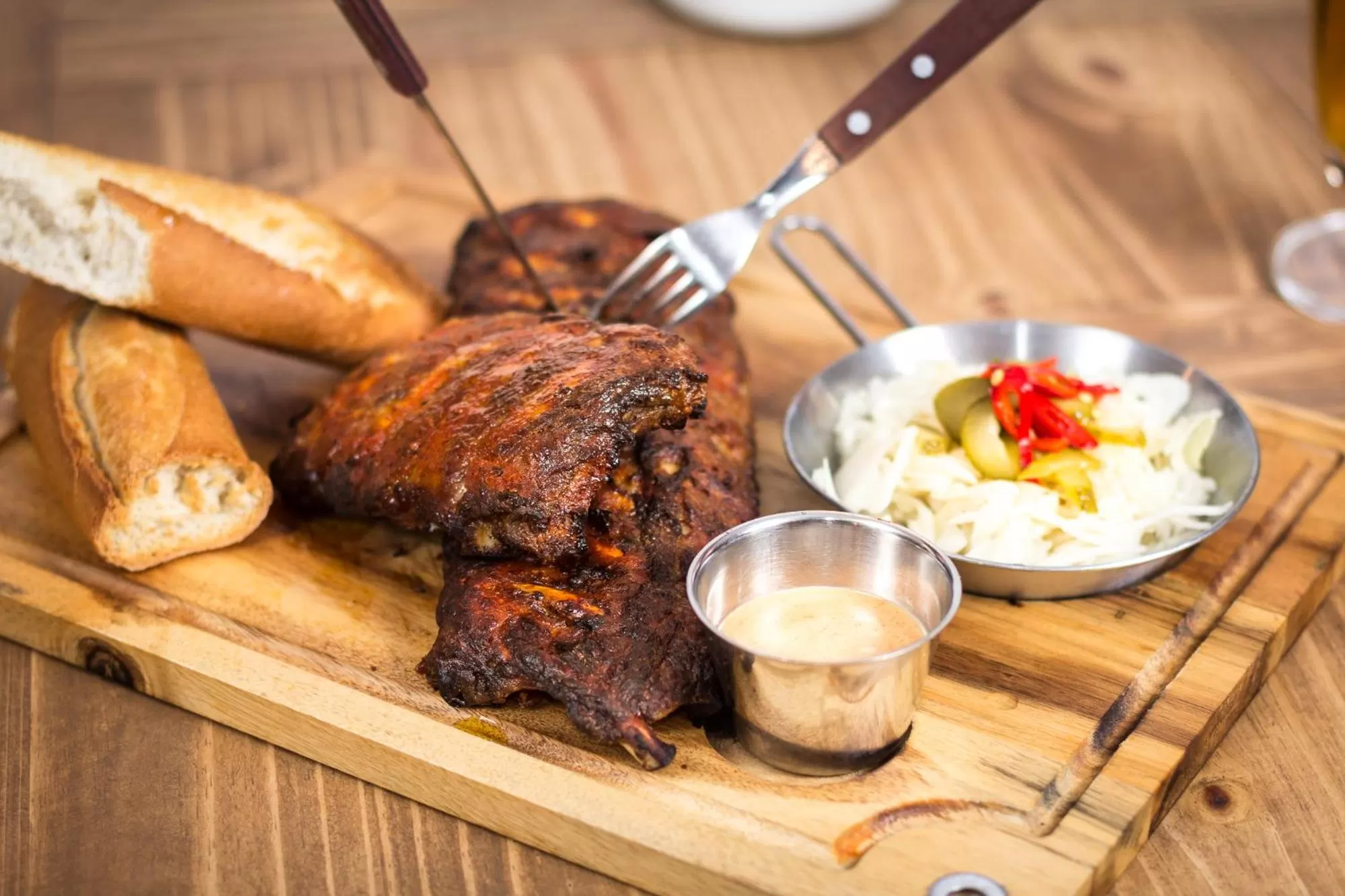 Food close-up in Hotel West