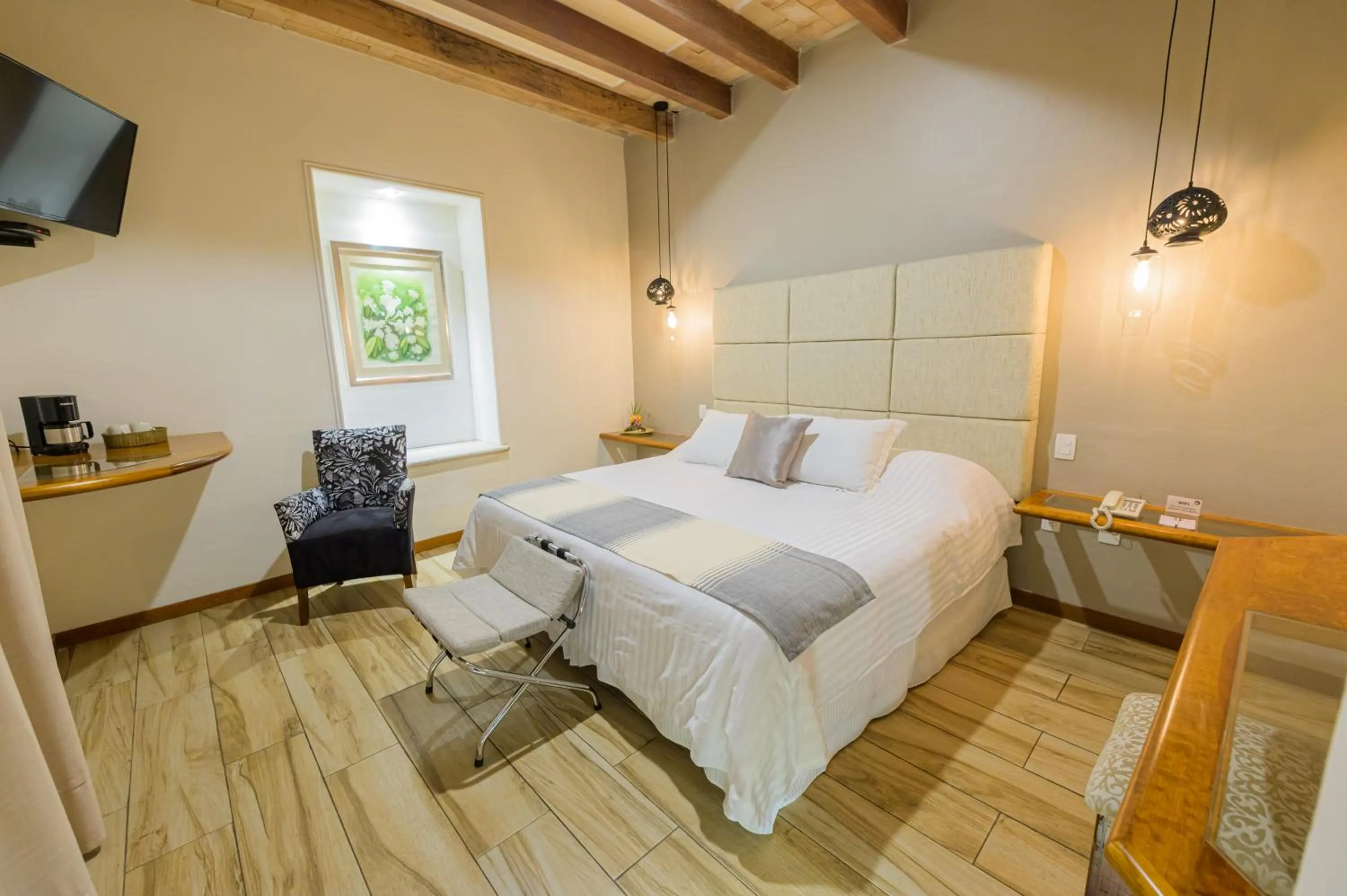 Bed in Hotel Casa Vertiz