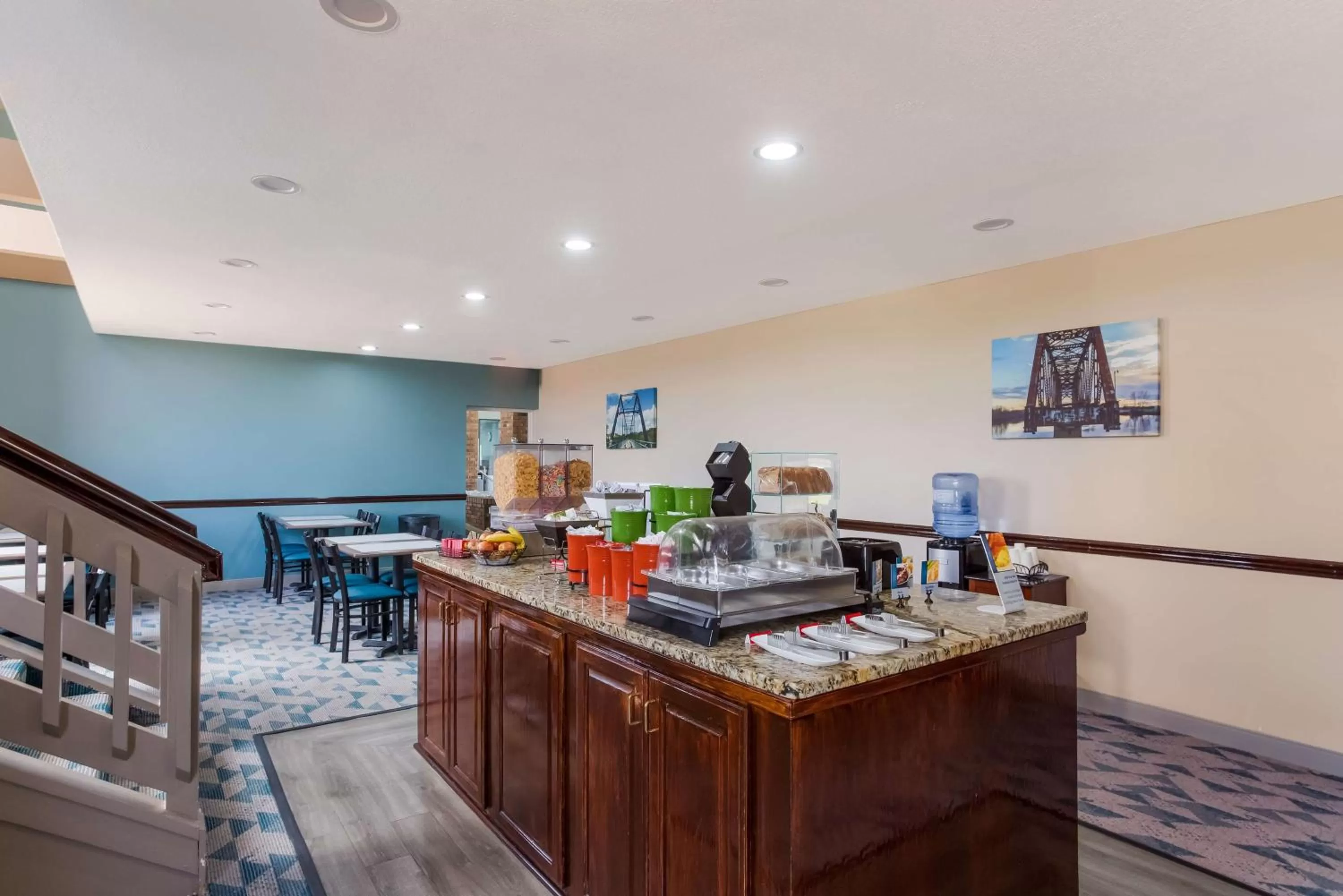 Breakfast in SureStay Plus Hotel by Best Western Greenwood