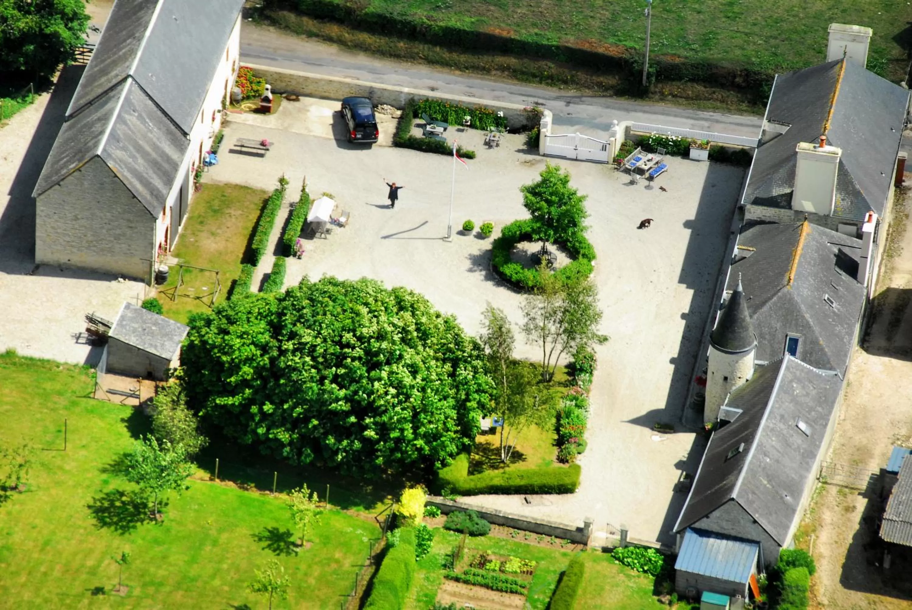 Bird's eye view in Manoir de Turqueville les Quatre Etoiles