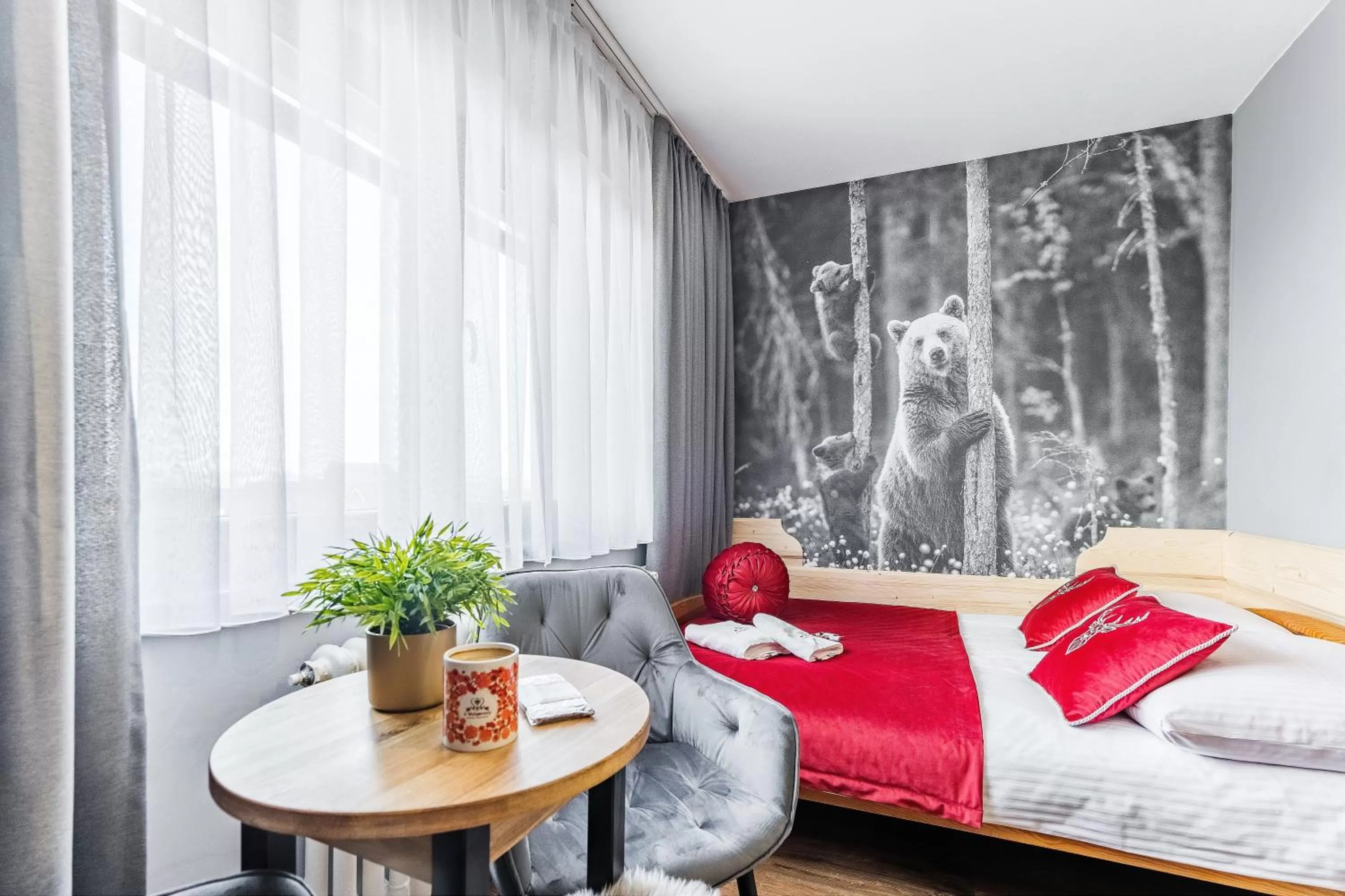 Bed in Pokoje Gościnne U Małgorzaty Jacuzzi & Sauna