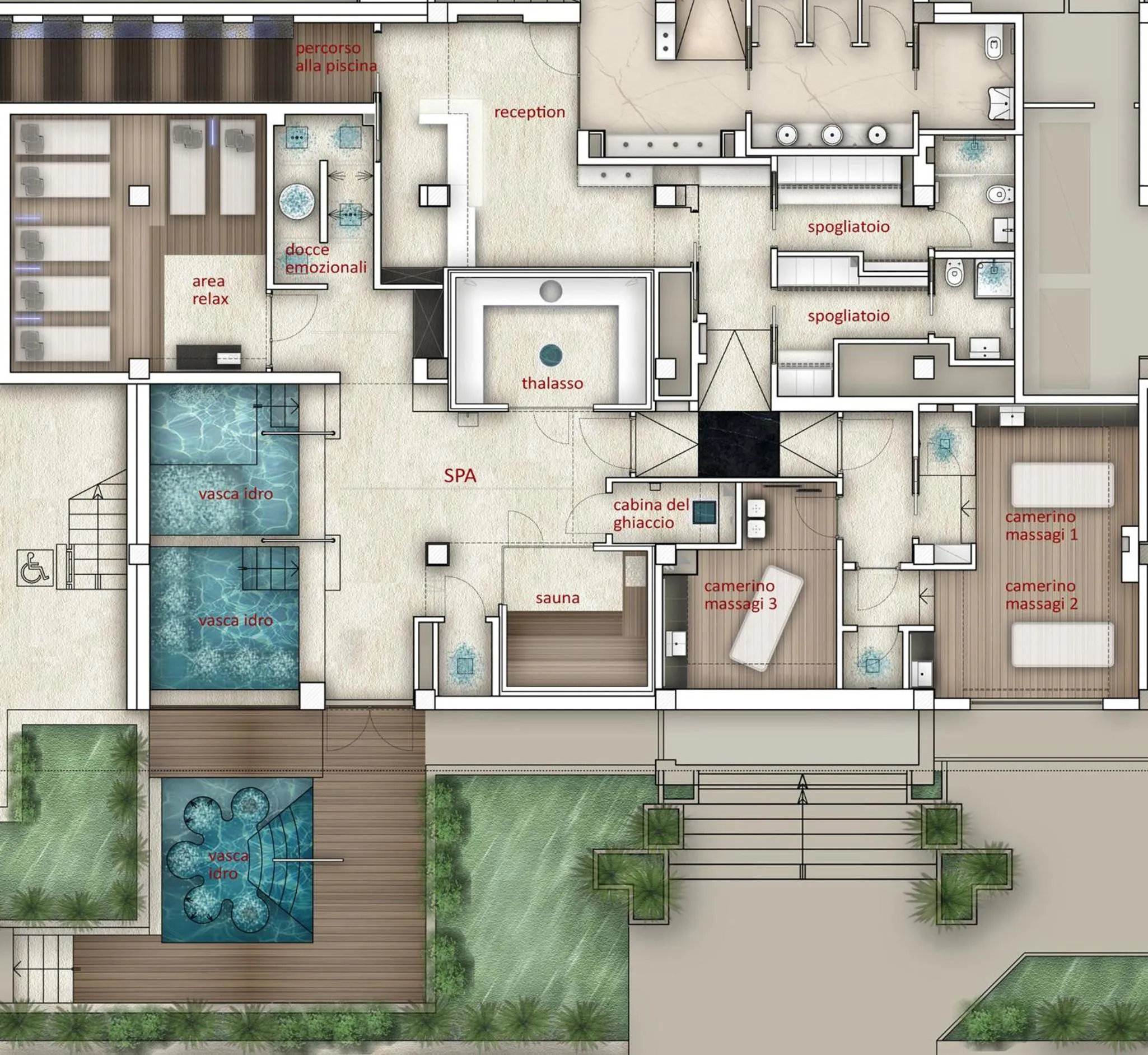 Spa and wellness centre/facilities in Atlantic Hotel & SPA