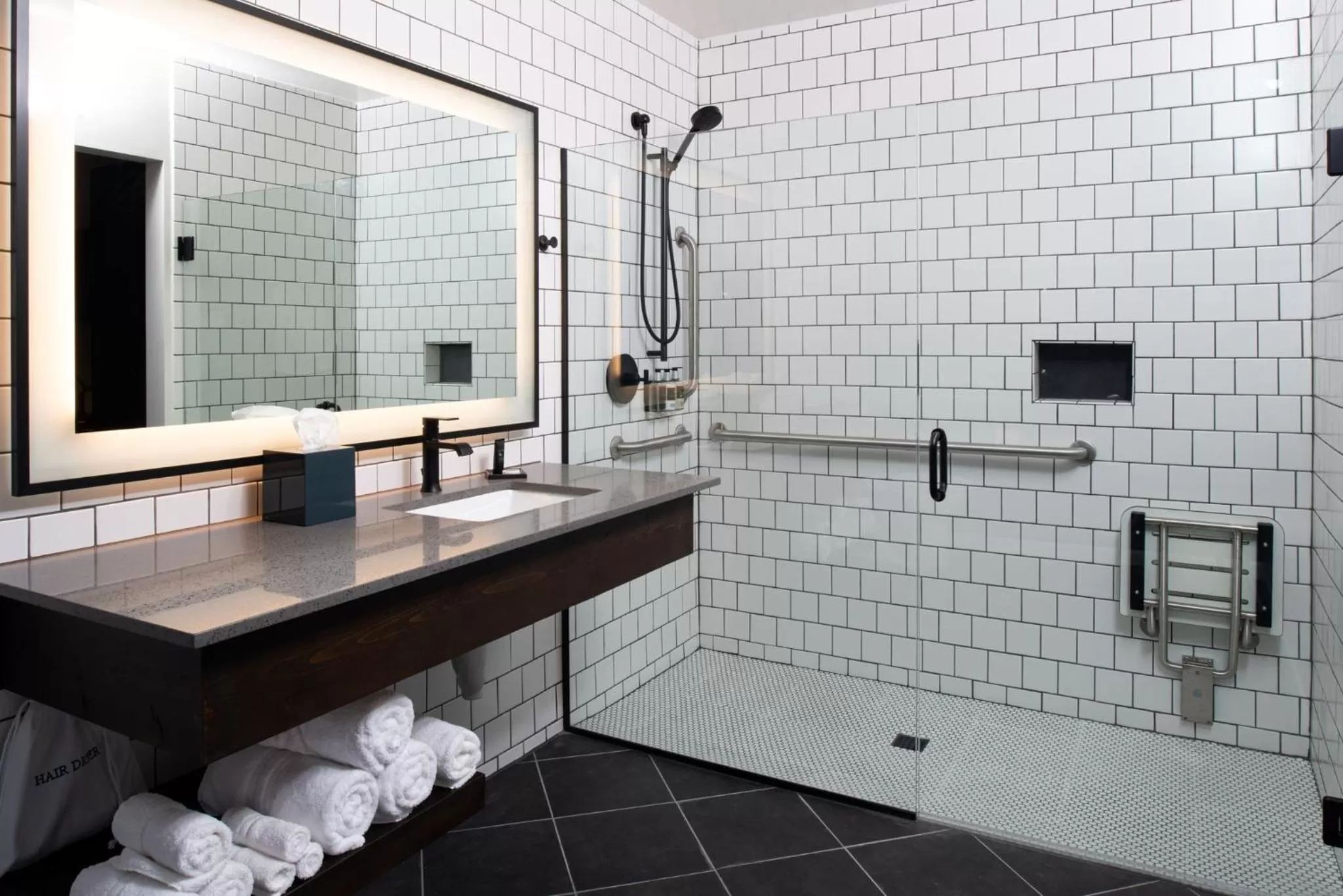 Bathroom in Hotel Indigo Spokane Downtown by IHG